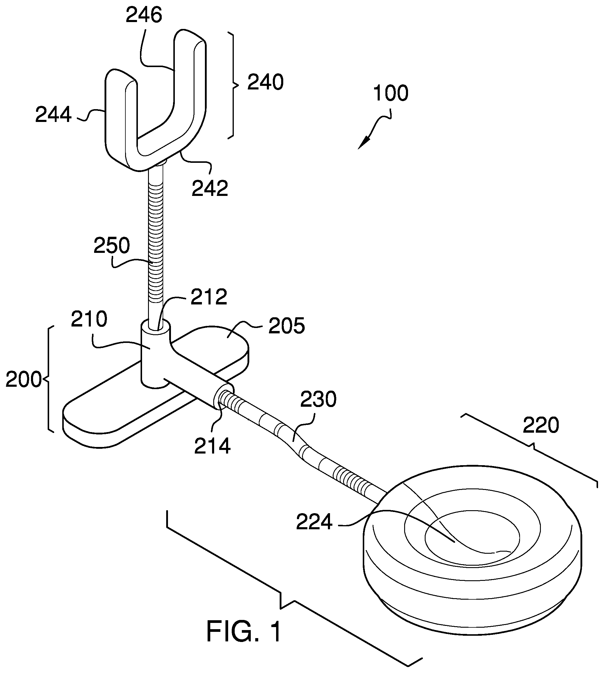 Patent US11771583 Figure 1 – Arm-casting stand