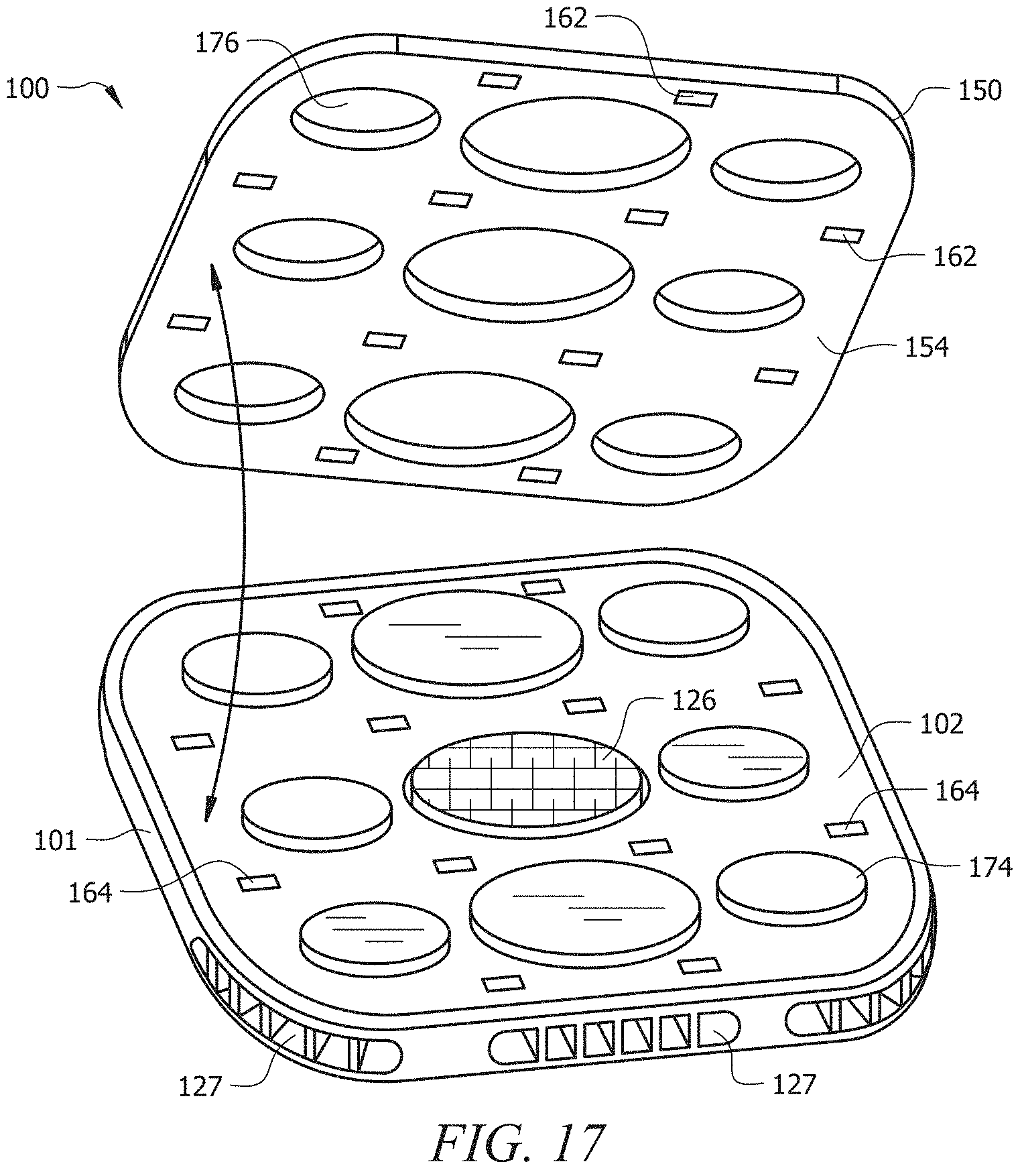 Patent US11771587 Figure 12 – Portable rechargeable therapy pods