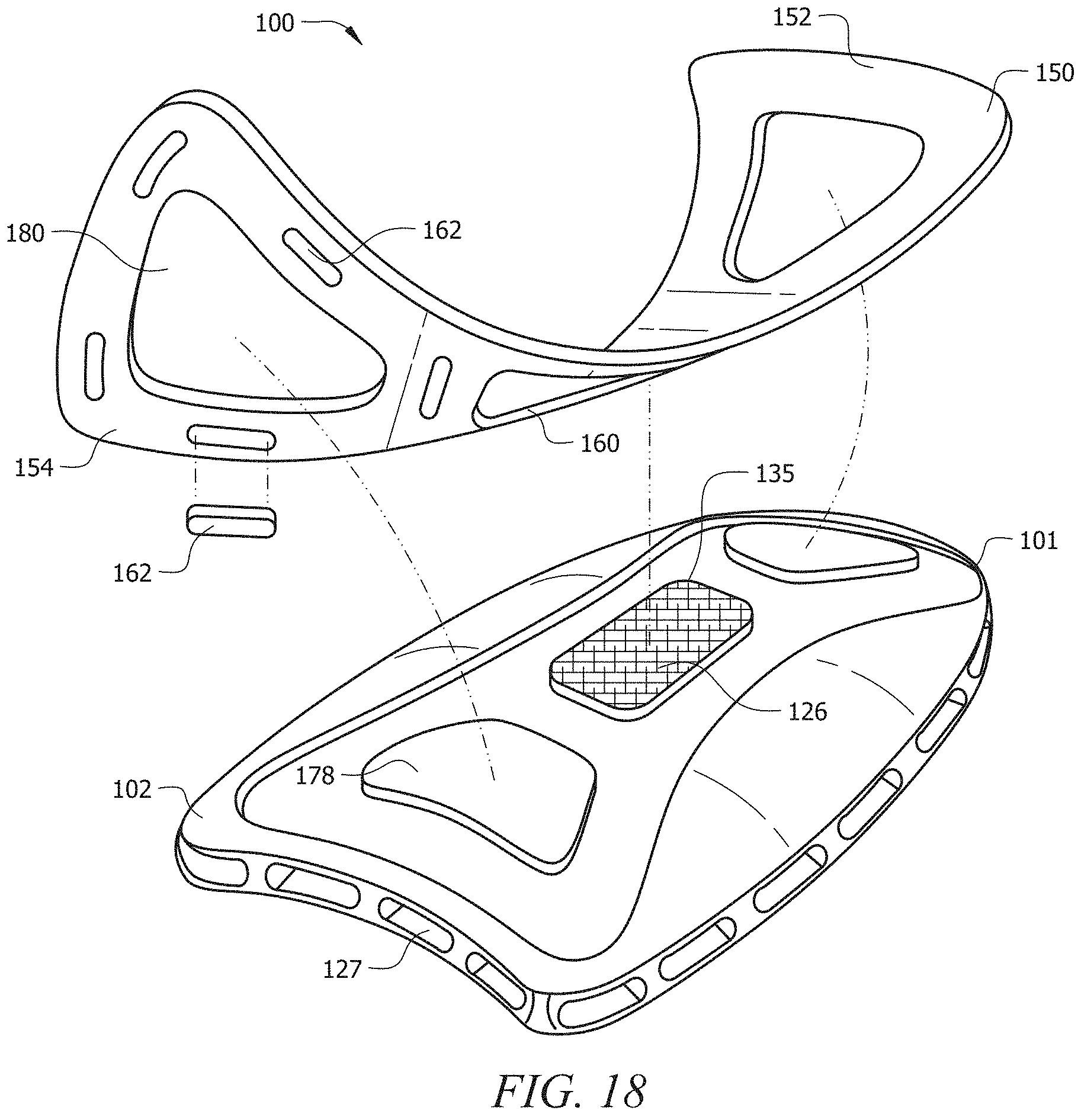 Patent US11771587 Figure 13 – Portable rechargeable therapy pods