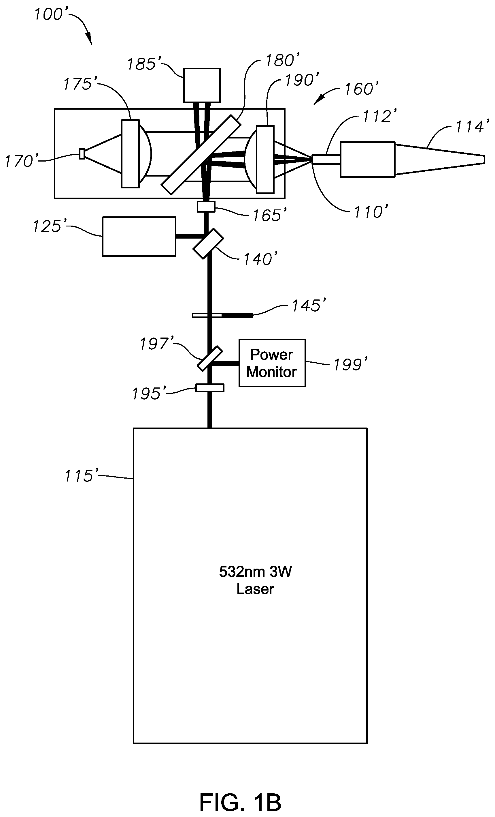 Patent US11771597 Figure 2 – Multiple-input-coupled illuminated multi-spot laser probe