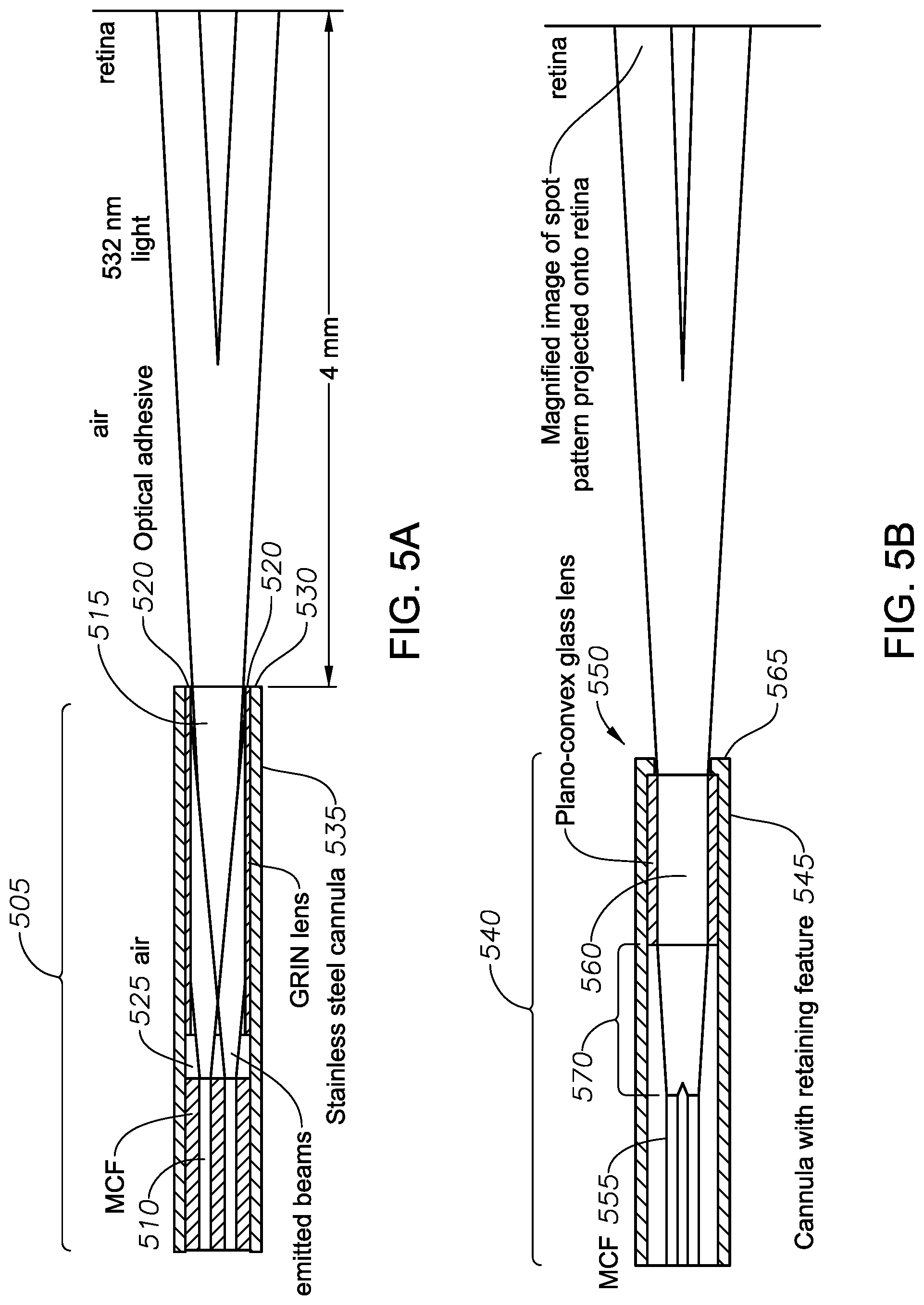 Patent US11771597 Figure 11 – Multiple-input-coupled illuminated multi-spot laser probe