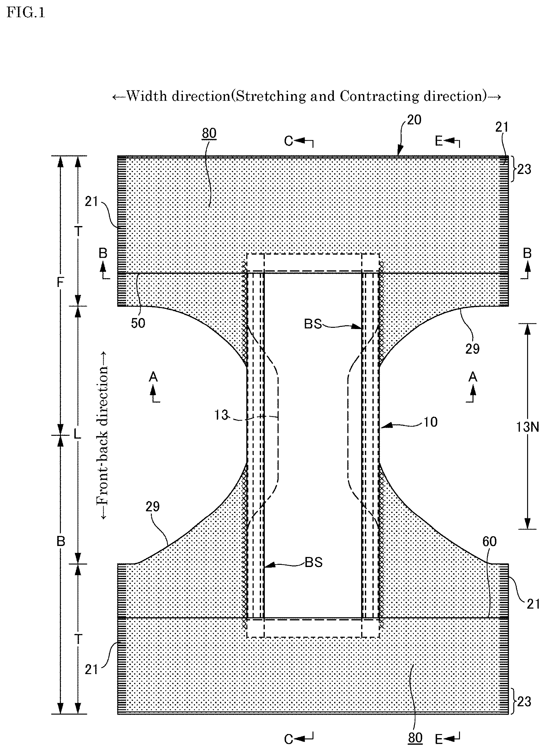 Patent US11771602 — Absorbent article and method for manufacturing same — Figure 1