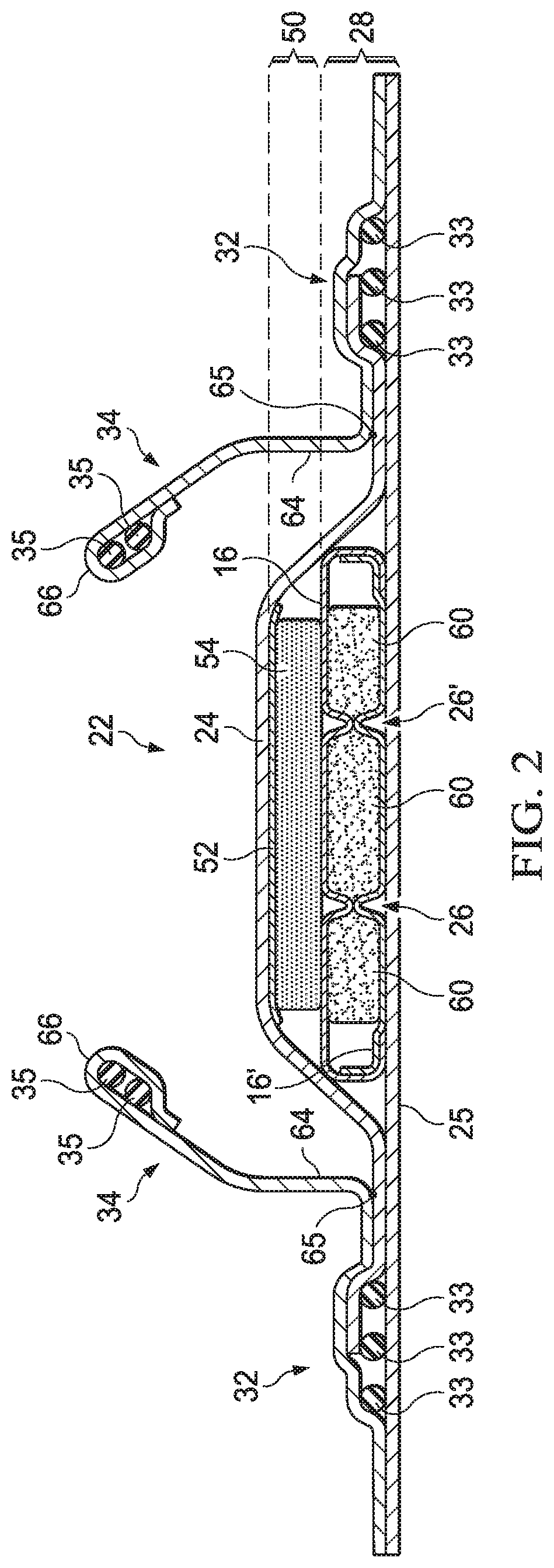 Patent US11771603 Figure 2 – Absorbent article