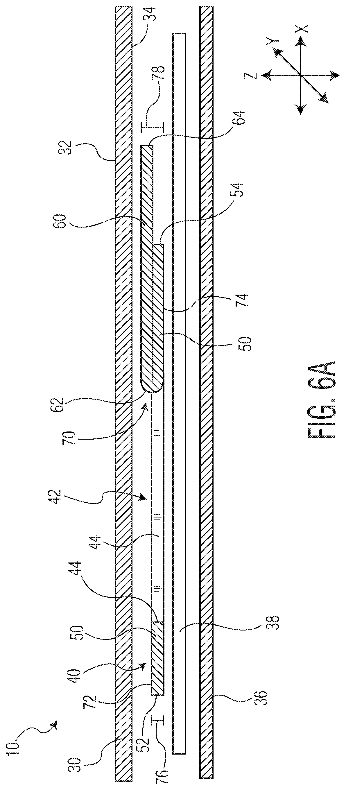 Patent US11771605 Figure 8 – Absorbent article with an exudate management layer