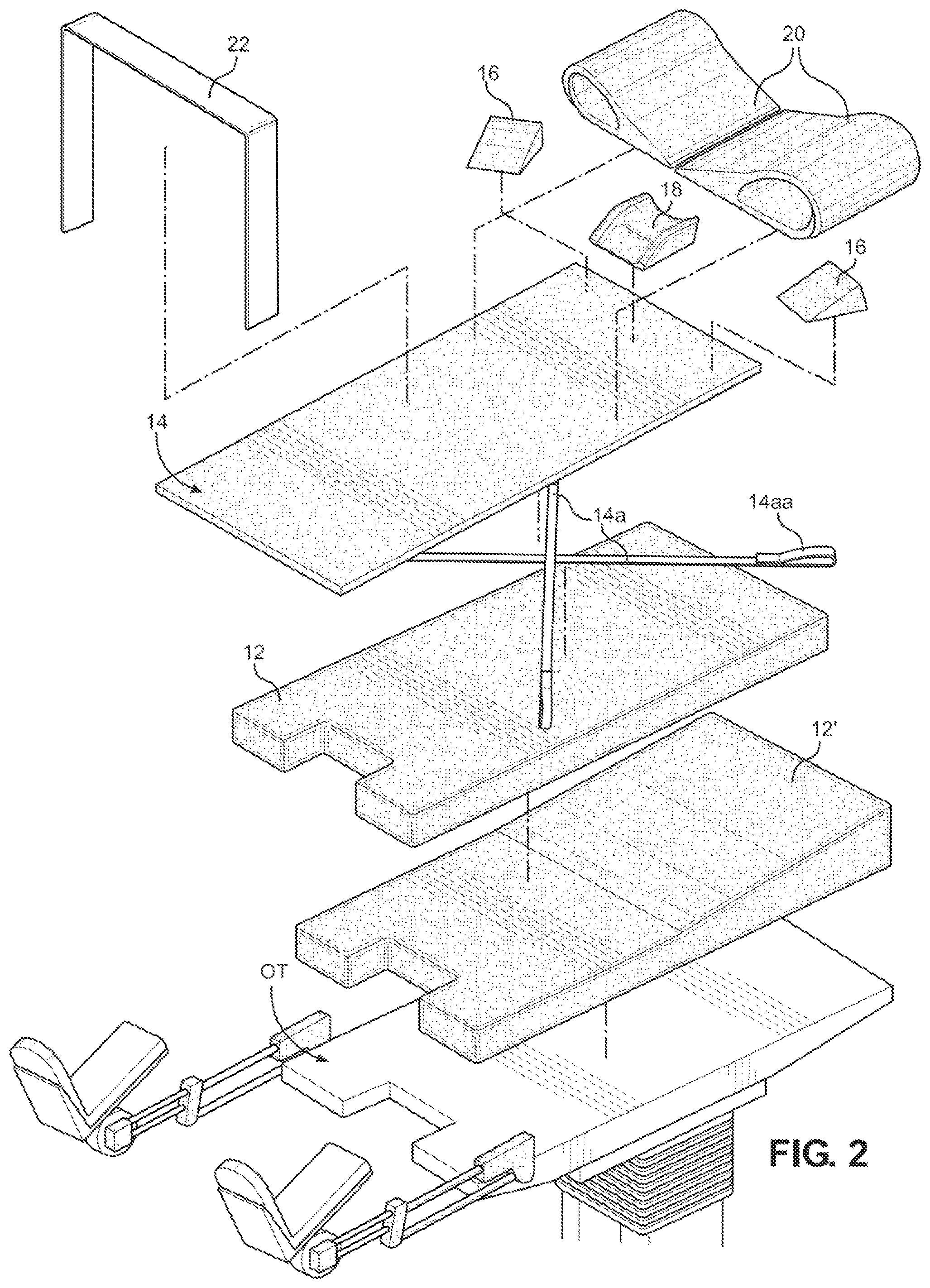 Patent US11771609 Figure 2 – Patient positioning system