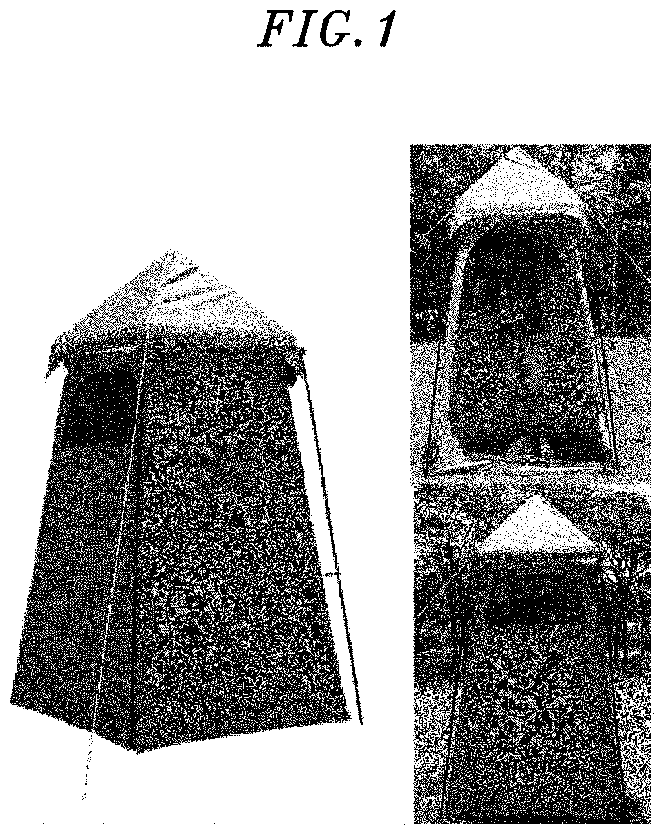 Patent US11771610 Figure 1 – Tent-type mobile infectious disease clinic