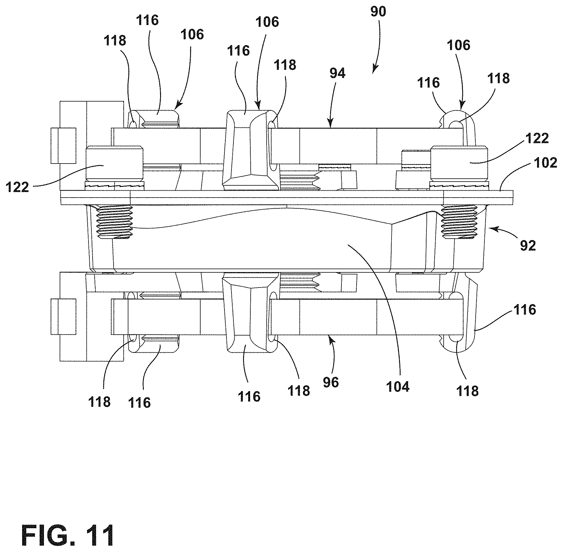 Patent US11771611 Figure 12 – Vertically adjustable boom head and cable management therefor