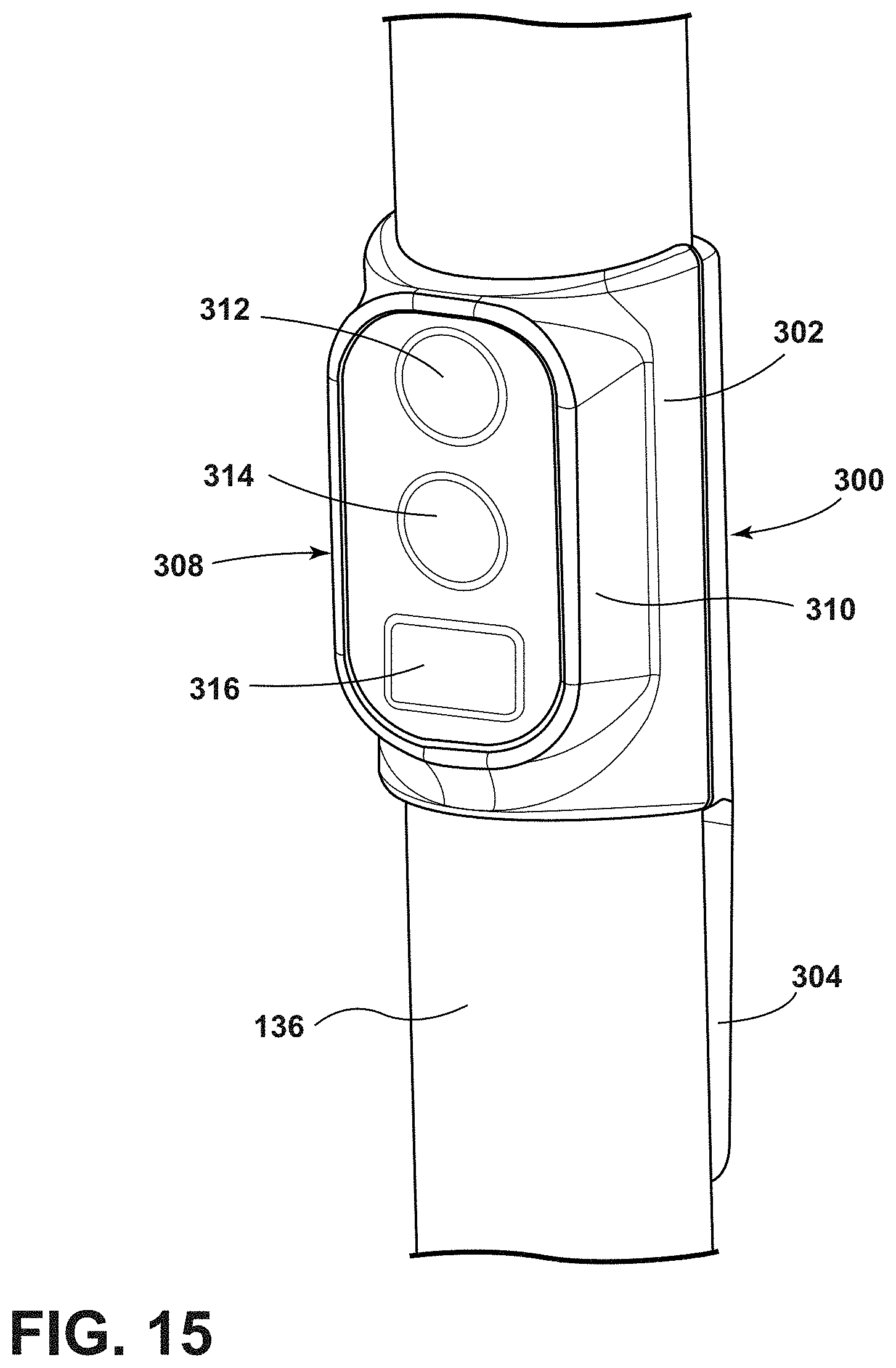 Patent US11771611 Figure 16 – Vertically adjustable boom head and cable management therefor