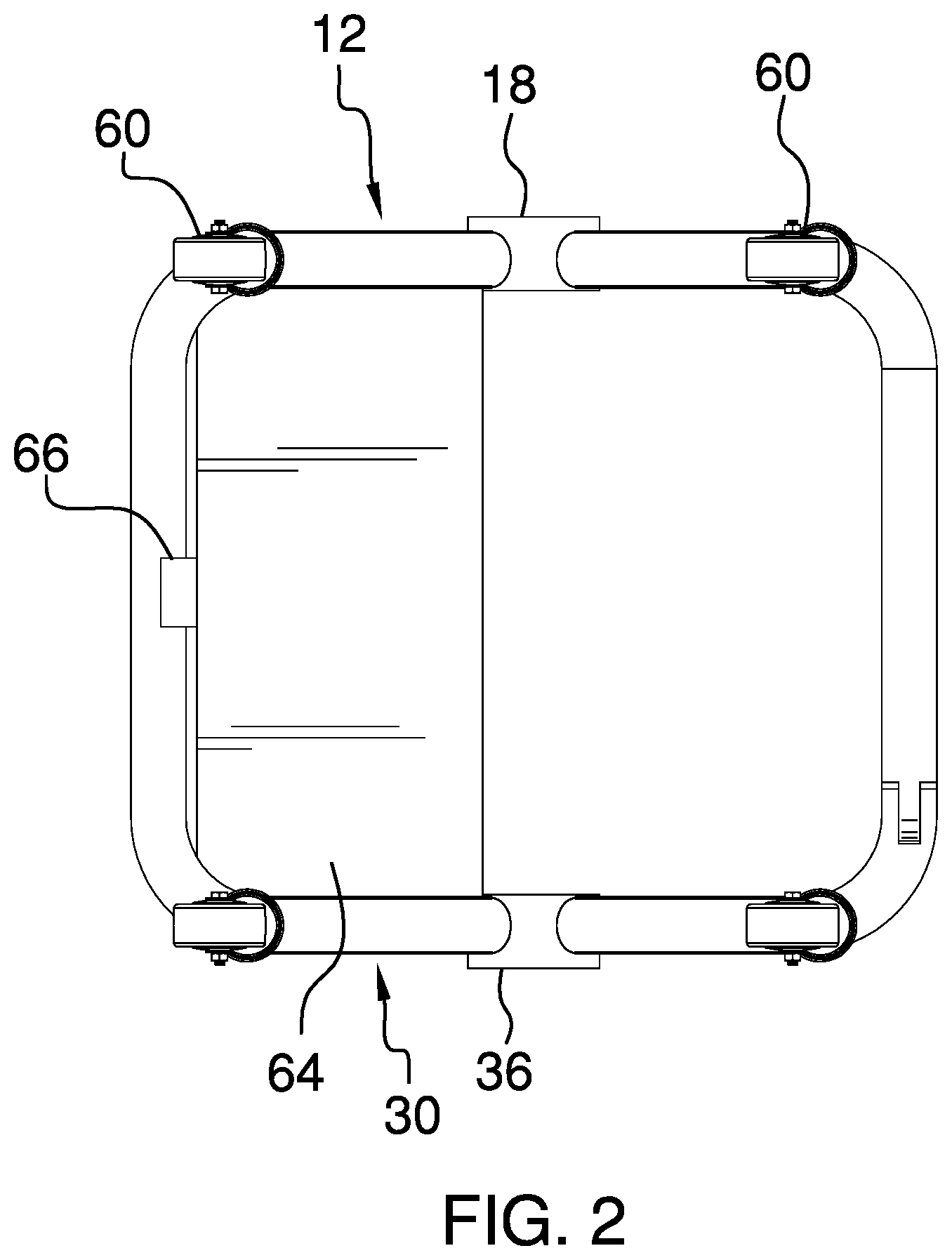 Patent US11771614 Figure 2 – Walking assistance assembly