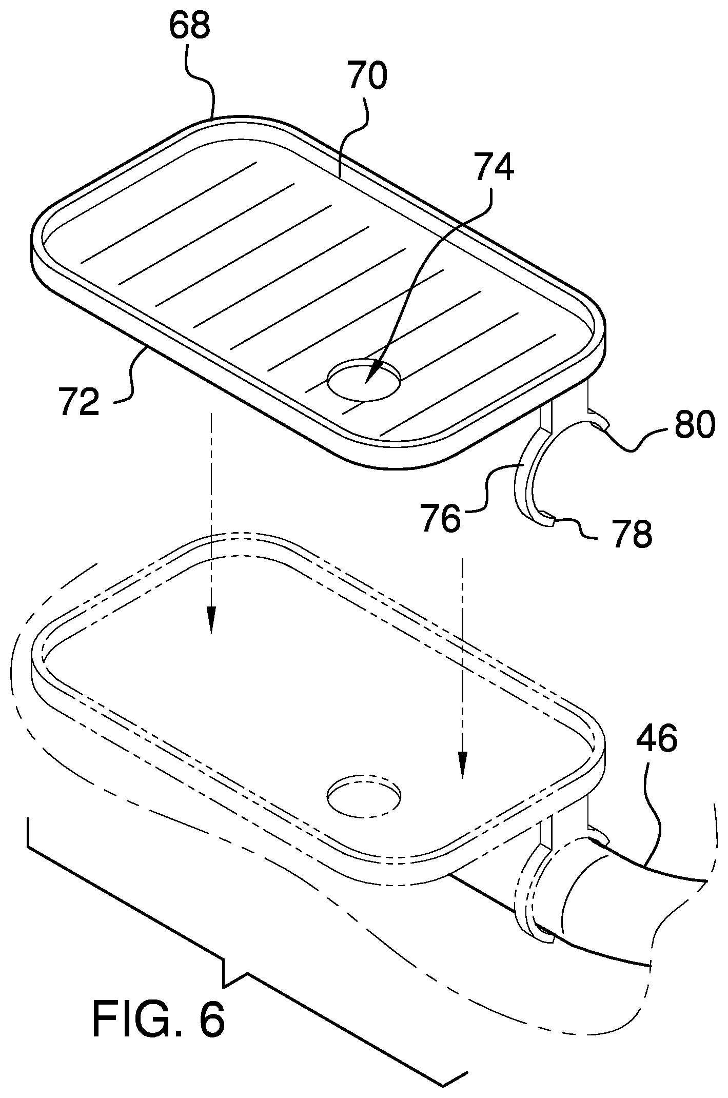 Patent US11771614 Figure 6 – Walking assistance assembly
