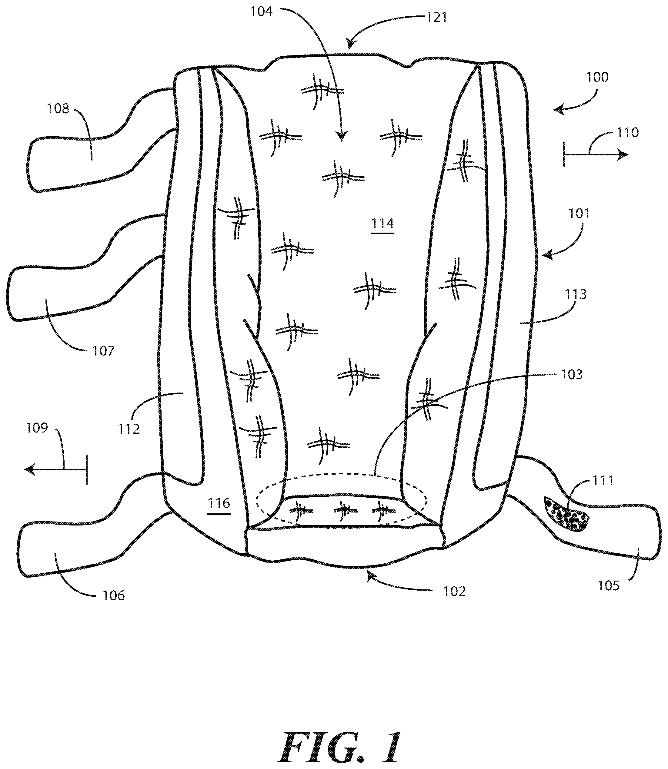 Patent US11771616 — Heel protector and corresponding rehabilitation systems and methods for using the same — Figure 1