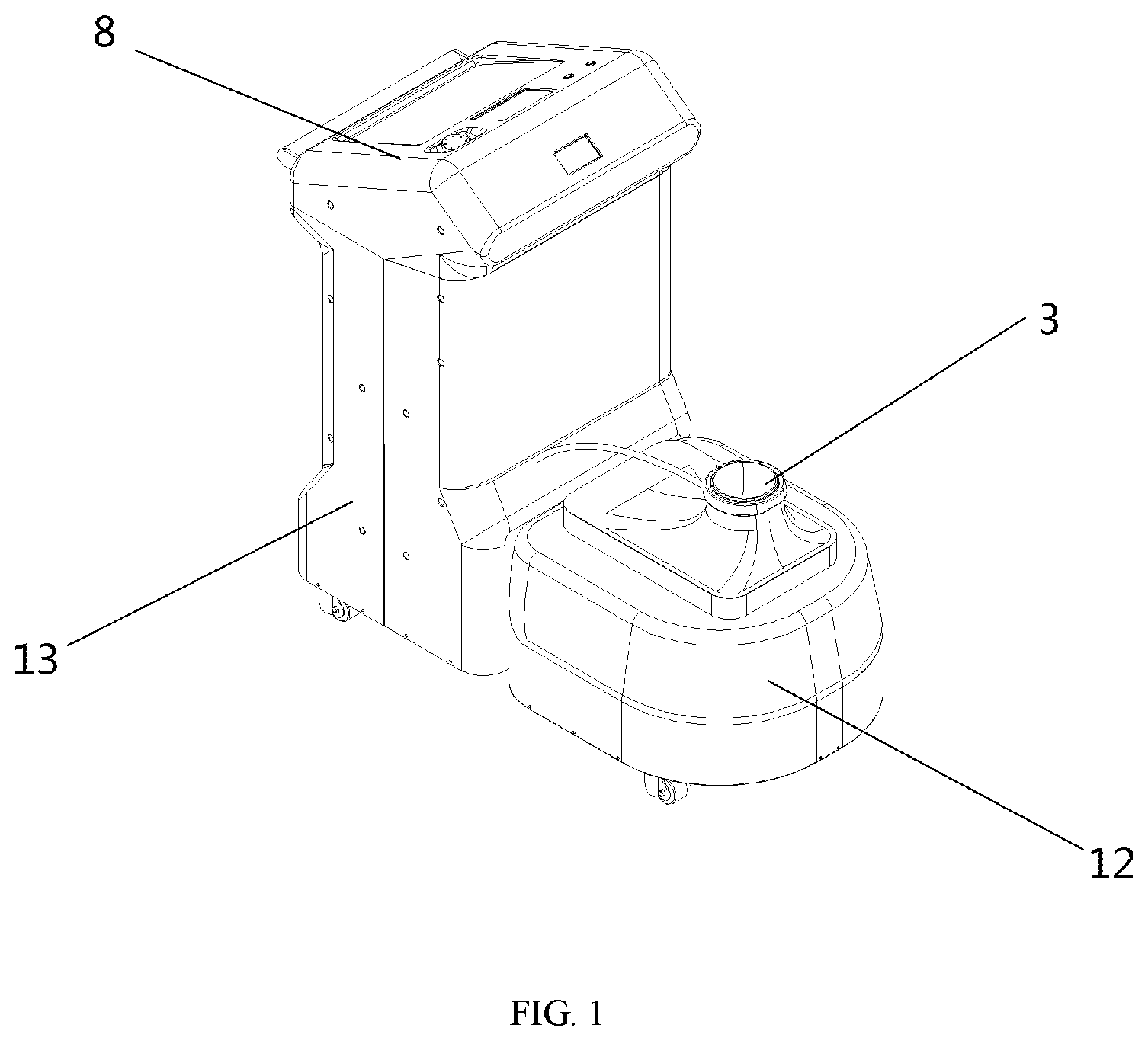 Patent US11771622 Figure 1 – Sealing device for foot therapeutic apparatus and foot therapeutic apparatus with sealing device