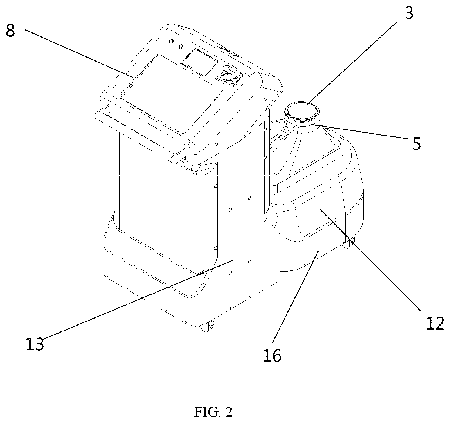 Patent US11771622 Figure 2 – Sealing device for foot therapeutic apparatus and foot therapeutic apparatus with sealing device