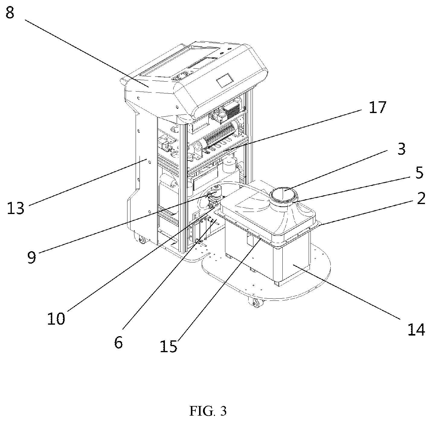 Patent US11771622 Figure 3 – Sealing device for foot therapeutic apparatus and foot therapeutic apparatus with sealing device