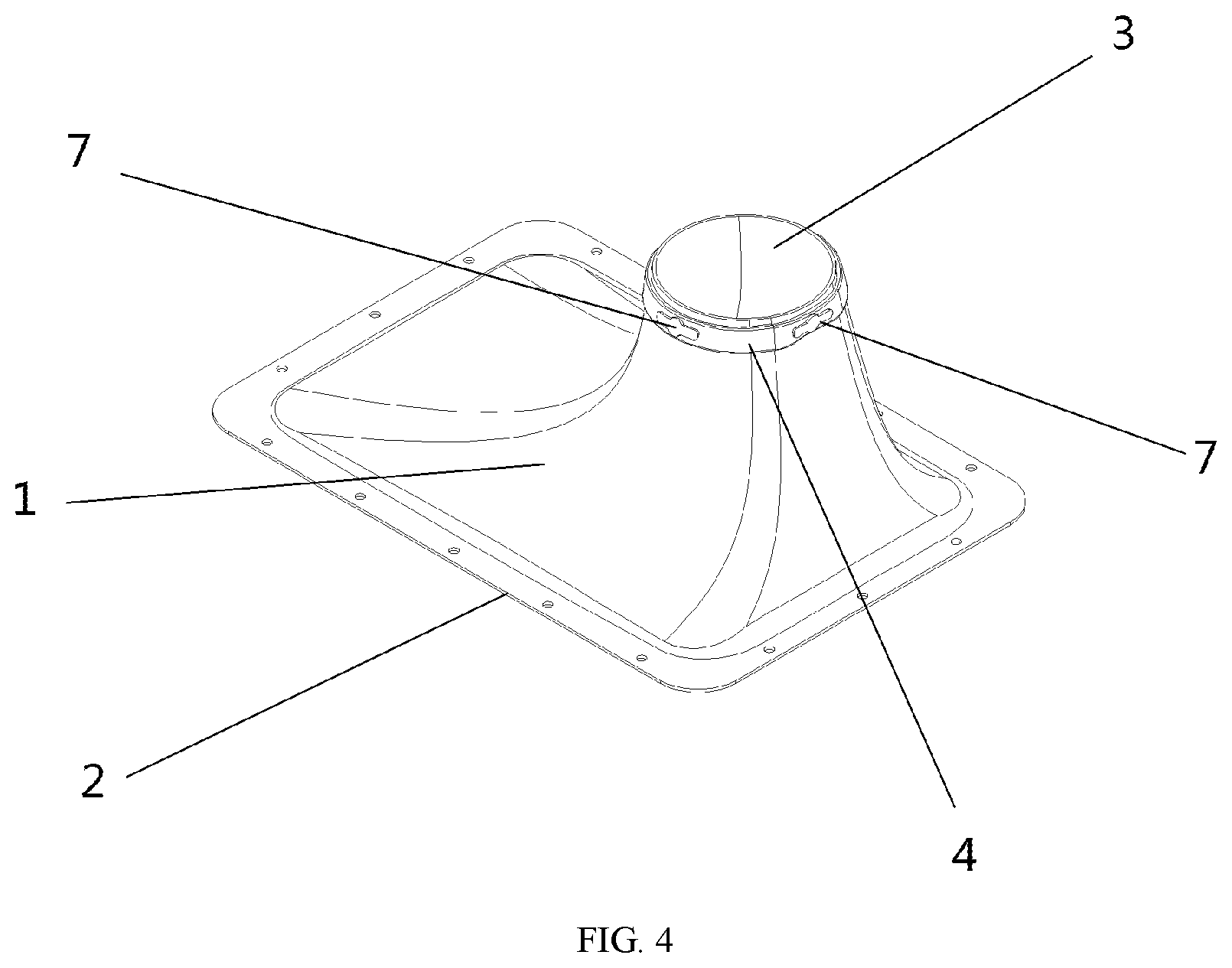 Patent US11771622 Figure 4 – Sealing device for foot therapeutic apparatus and foot therapeutic apparatus with sealing device