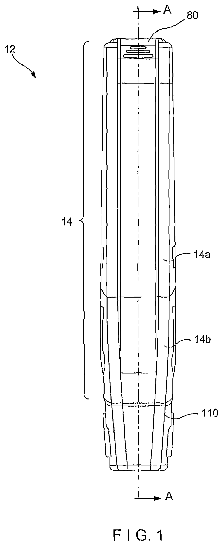 Patent US11771646 — Needle assisted jet injection administration of testosterone compositions — Figure 1