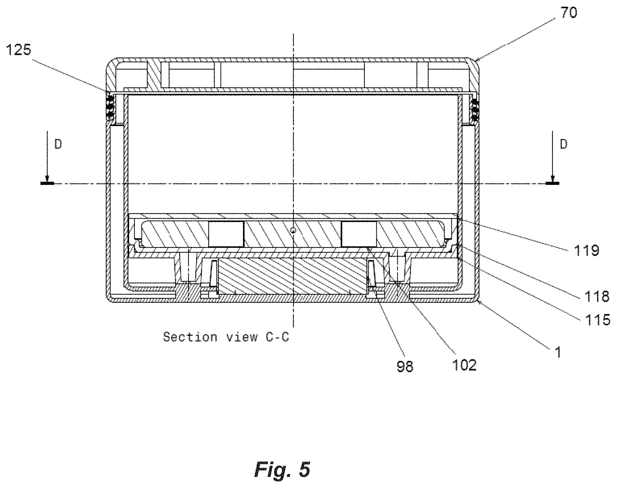 Patent US11771693 Figure 5 – Device for deterring abuse of drugs