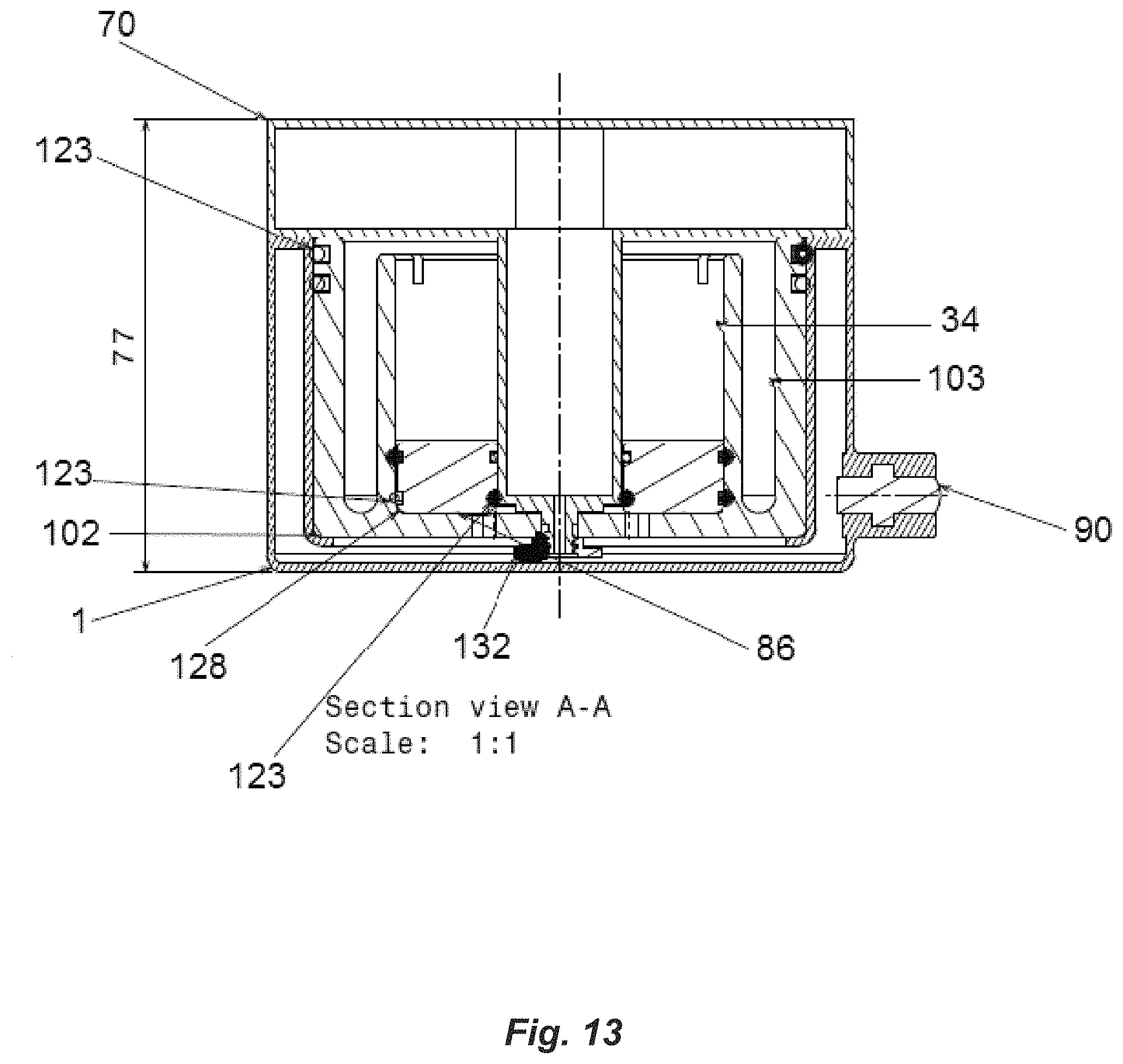 Patent US11771693 Figure 13 – Device for deterring abuse of drugs