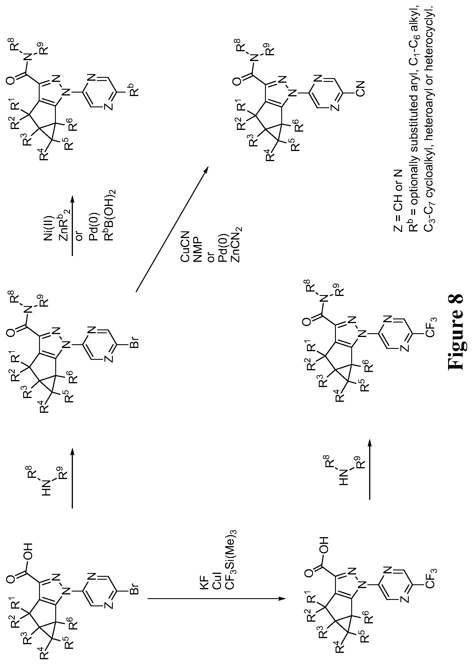 Patent US11771695 Figure 8 – Cannabinoid receptor modulators