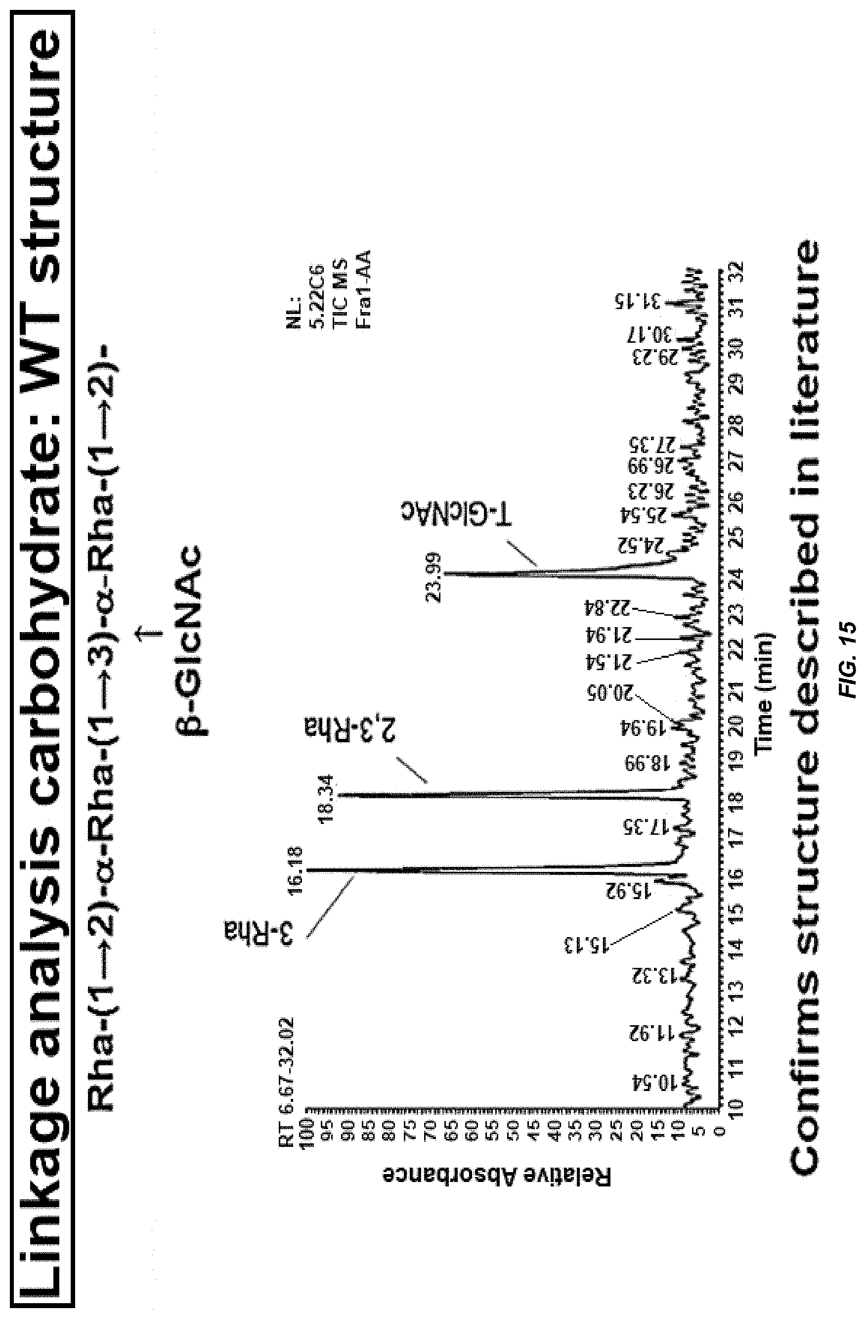 Patent US11771751 Figure 17 – Streptococcal GlcNAc-lacking glycopolypeptides, cell wall carbohydrates, streptococcus vaccines, and methods for making and using them