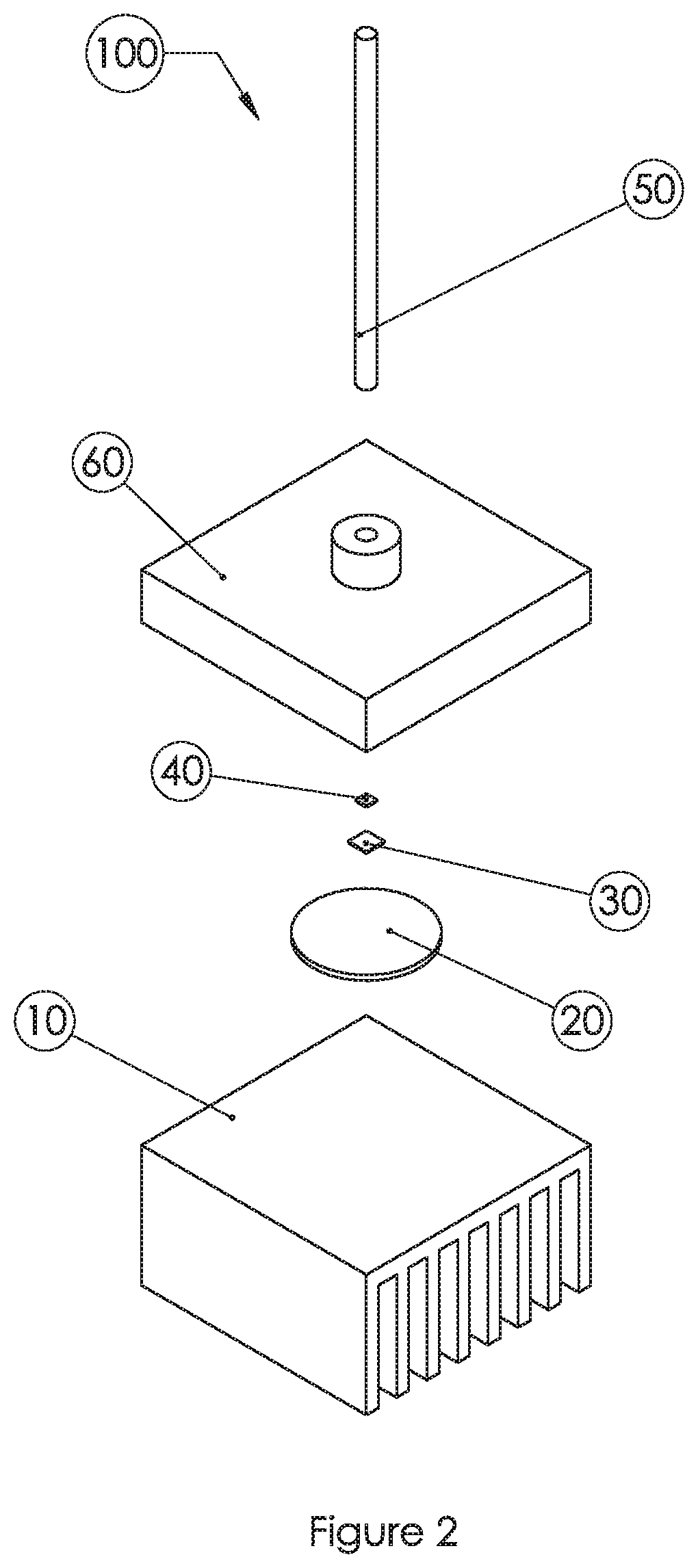 Patent US11771782 Figure 2 – UV-C LED disinfection device