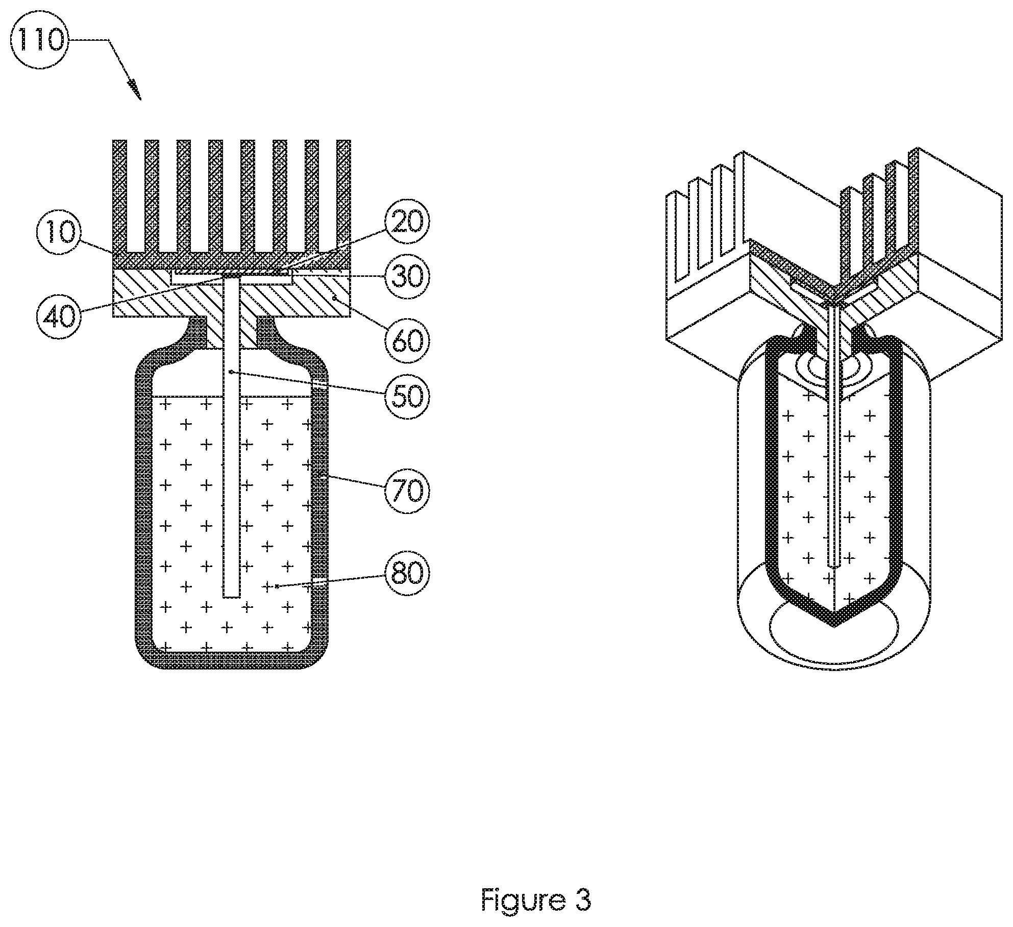 Patent US11771782 Figure 3 – UV-C LED disinfection device