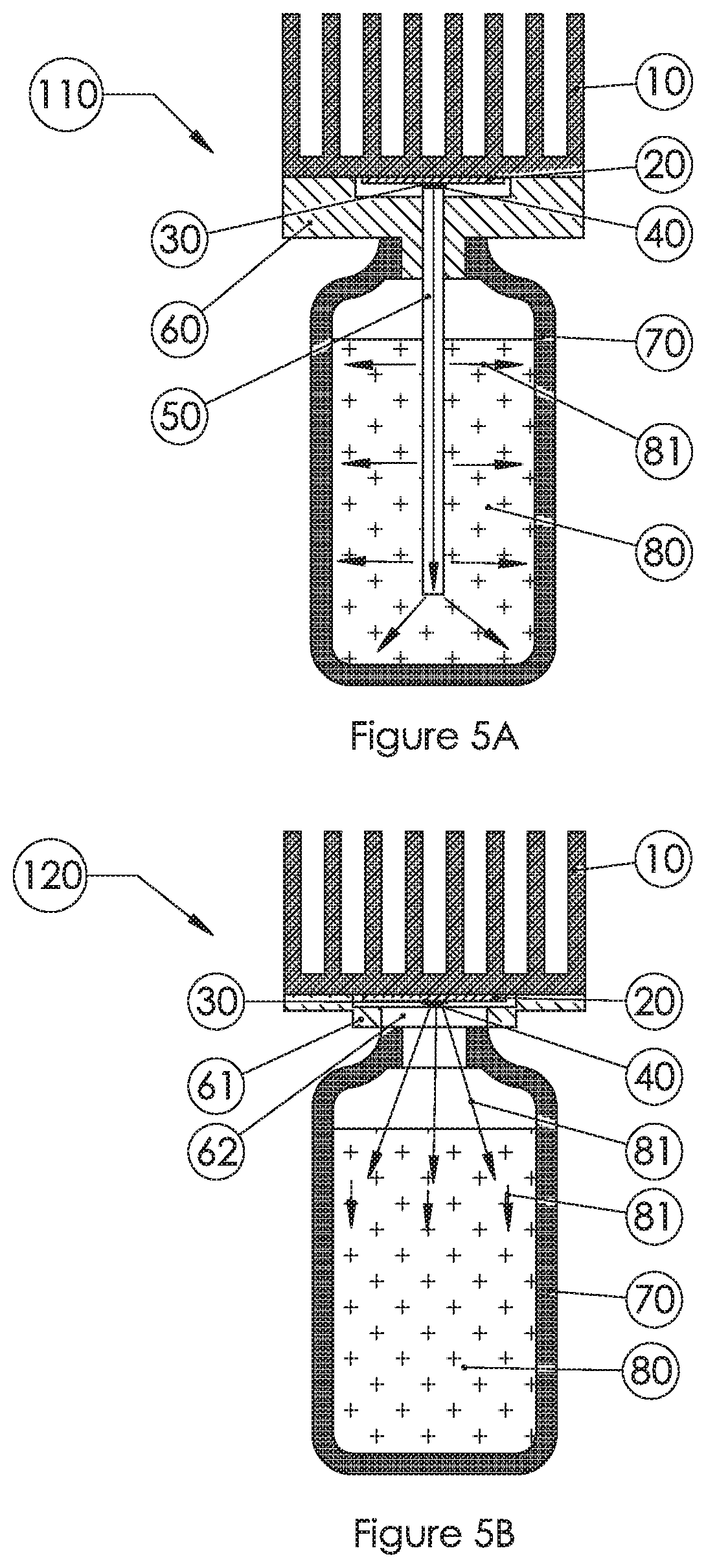Patent US11771782 Figure 5 – UV-C LED disinfection device