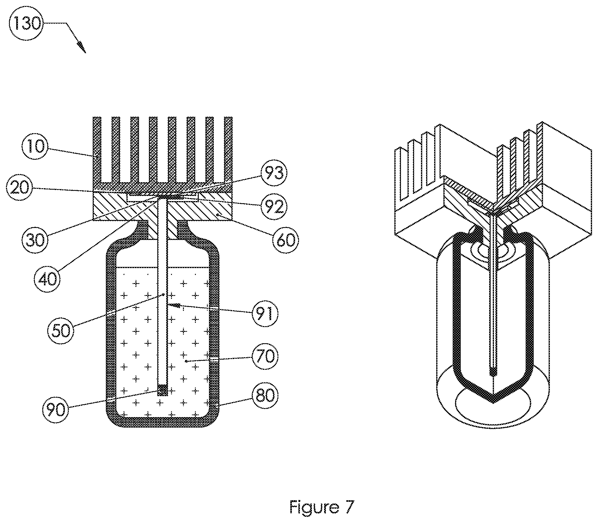 Patent US11771782 Figure 7 – UV-C LED disinfection device