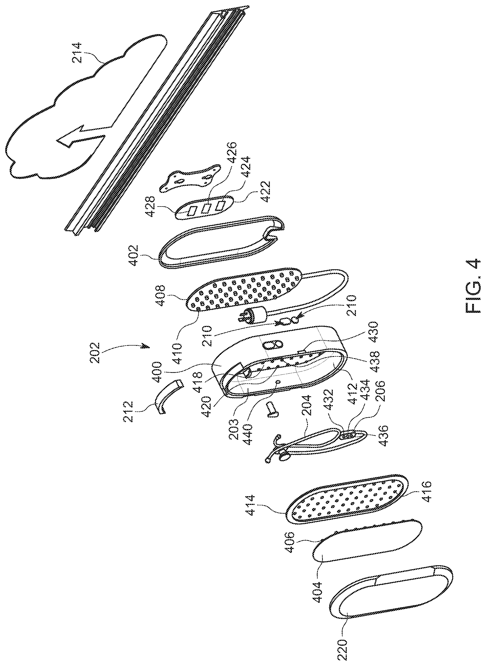 Patent US11771785 Figure 4 – Untethered disenfecting stethoscope system