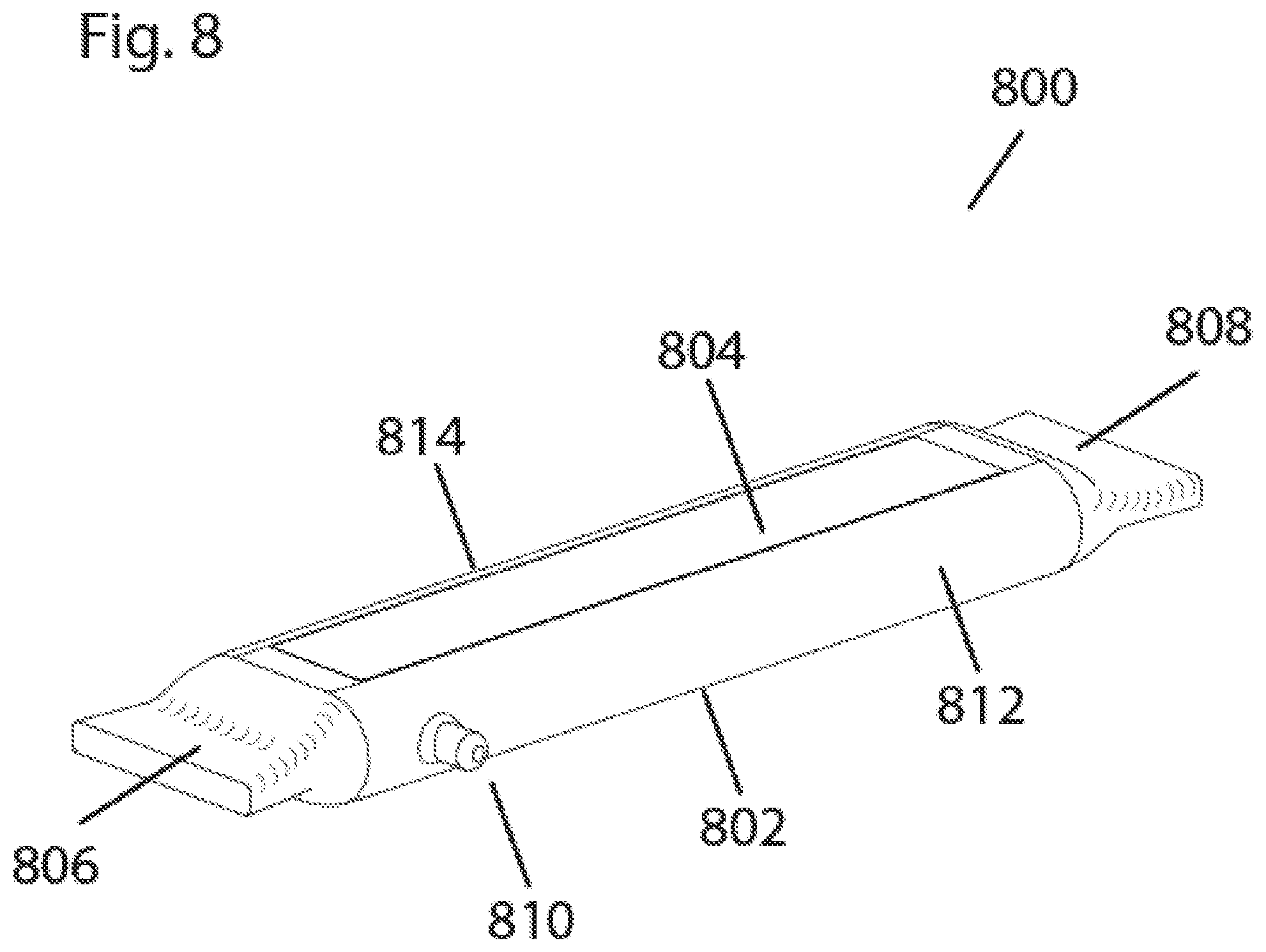 Patent US11771789 Figure 8 – General illumination LED system including far UV C