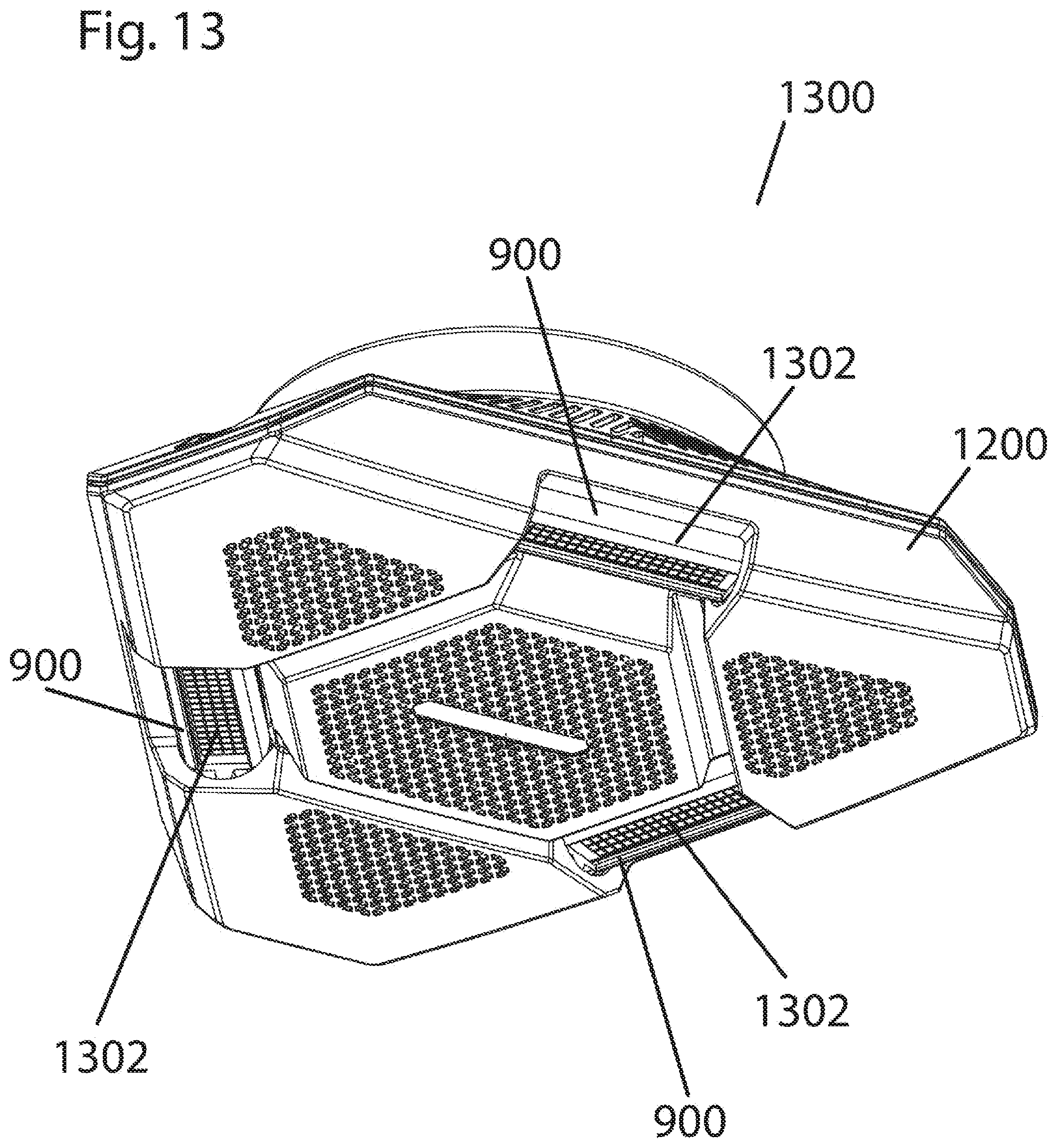 Patent US11771789 Figure 13 – General illumination LED system including far UV C