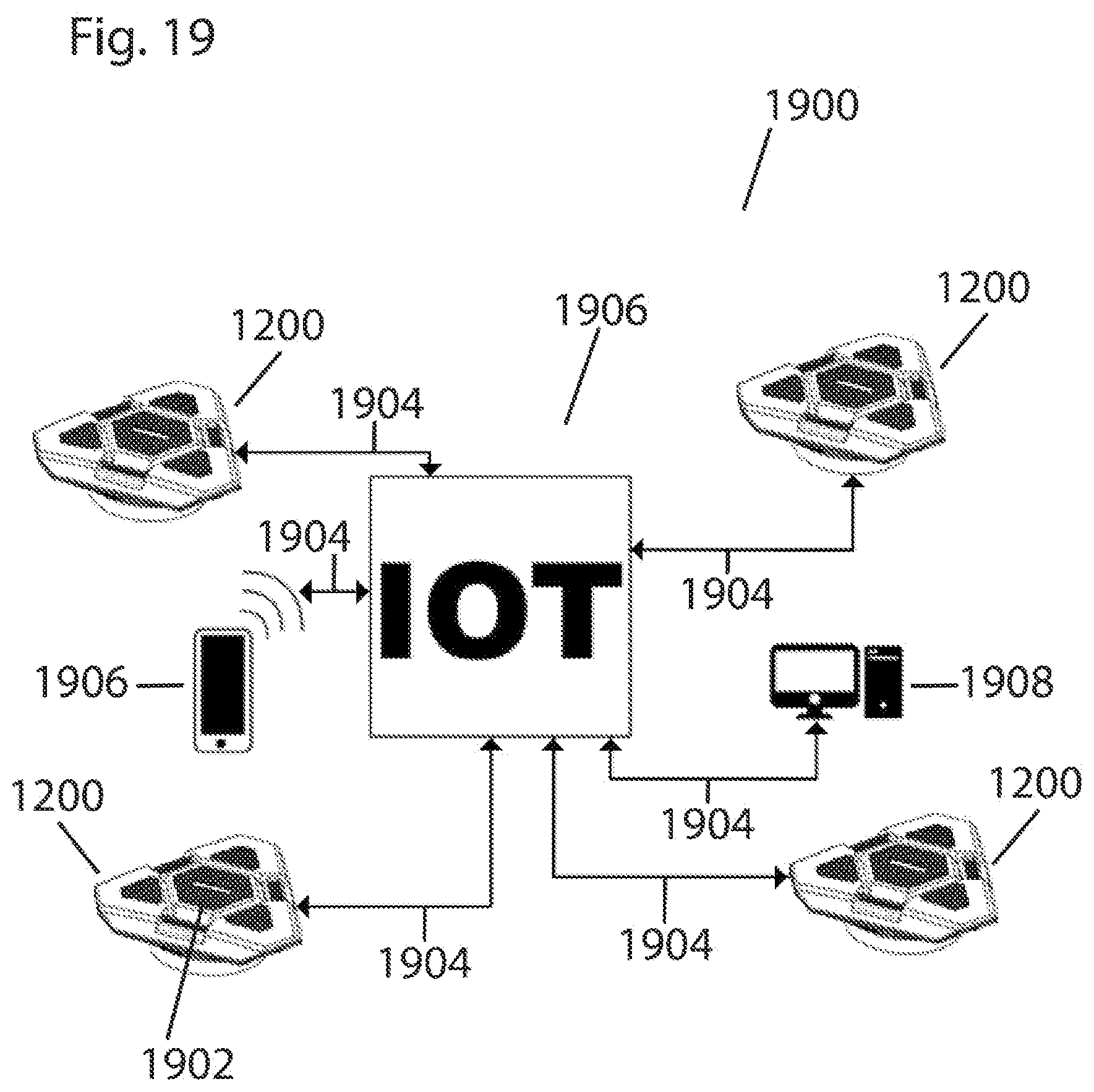 Patent US11771789 Figure 19 – General illumination LED system including far UV C