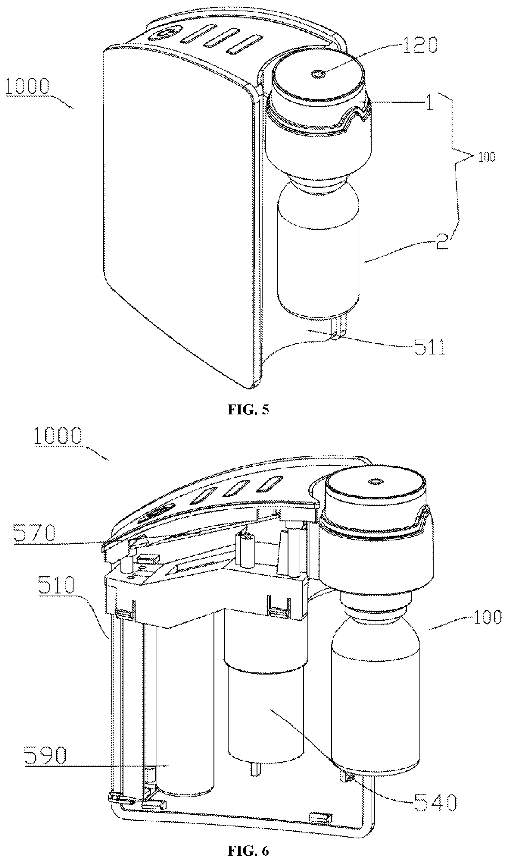 Patent US11771794 Figure 3 – Aromatherapy nebulizer