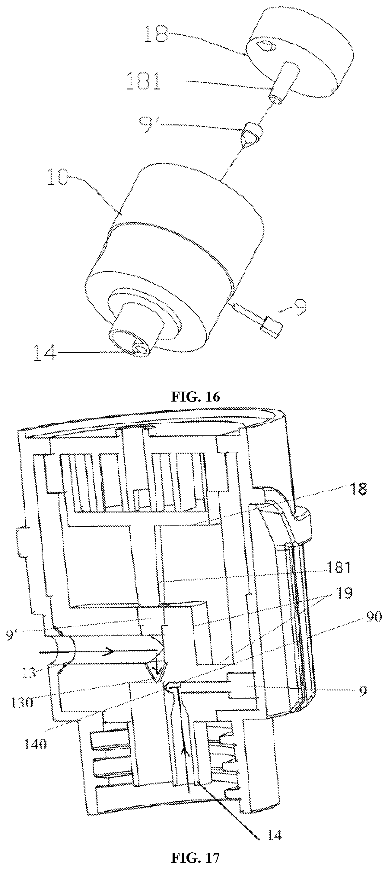 Patent US11771794 Figure 8 – Aromatherapy nebulizer
