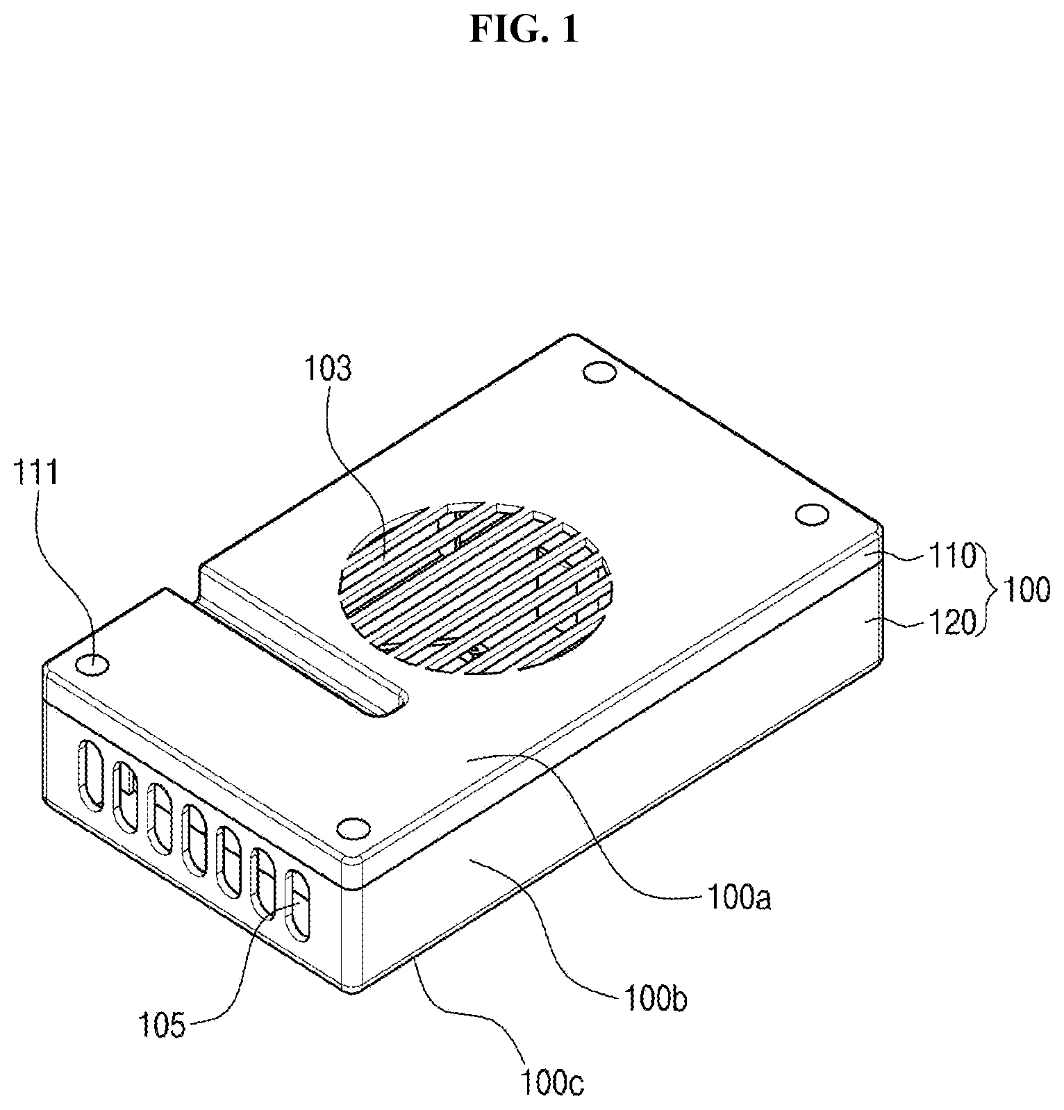 Patent US11771795 Figure 1 – Air purification module and refrigerator comprising the same