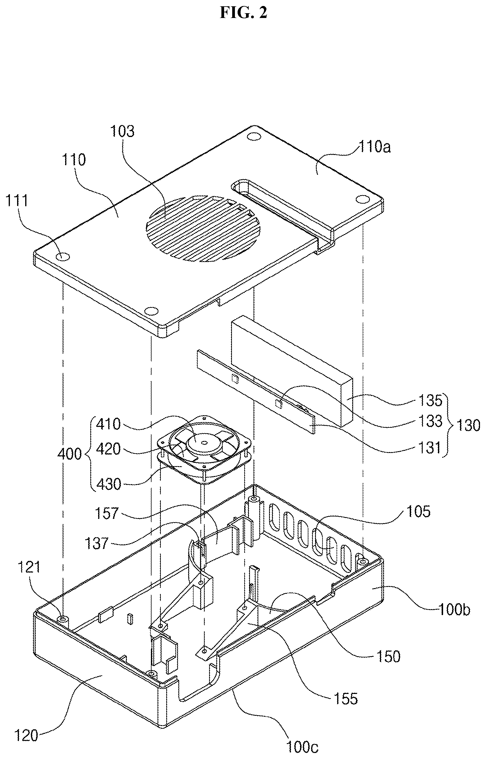 Patent US11771795 Figure 2 – Air purification module and refrigerator comprising the same