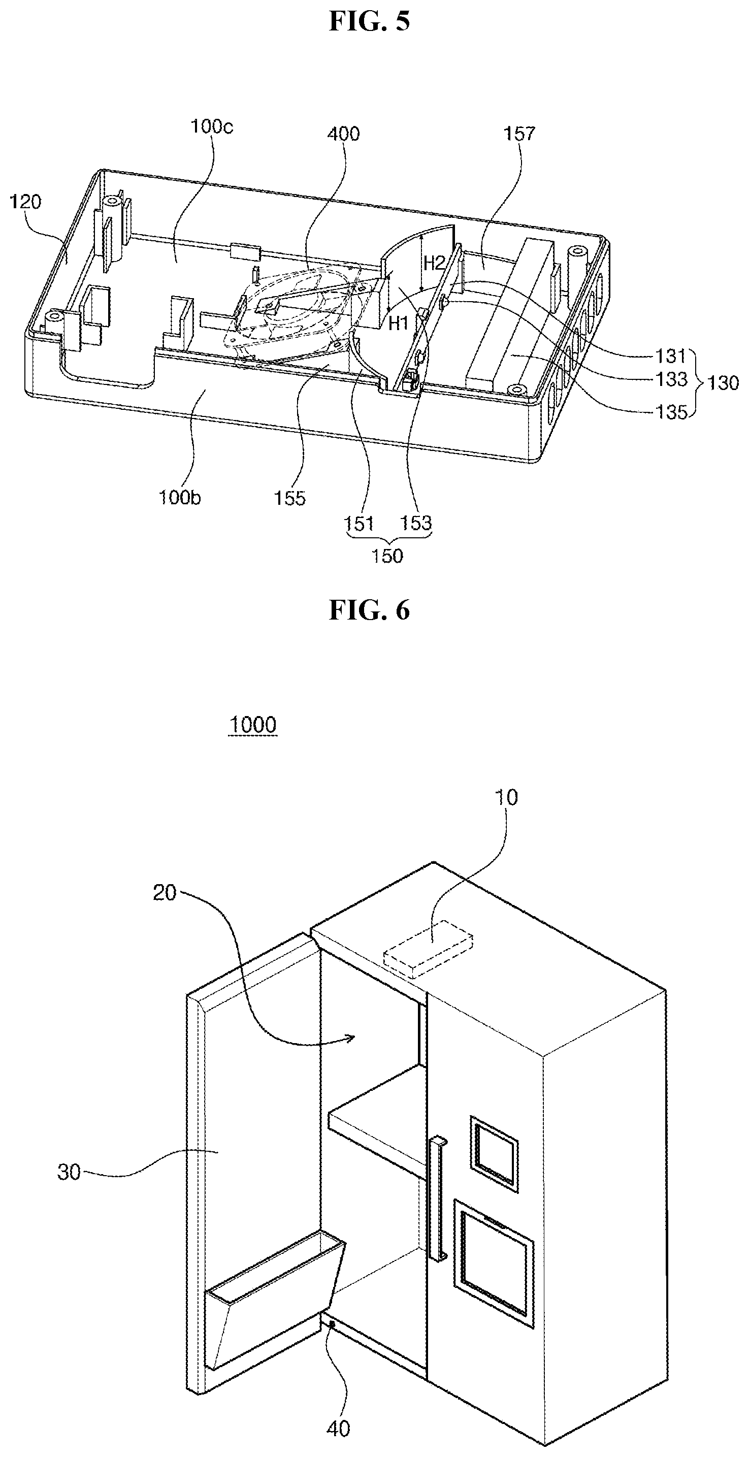 Patent US11771795 Figure 6 – Air purification module and refrigerator comprising the same