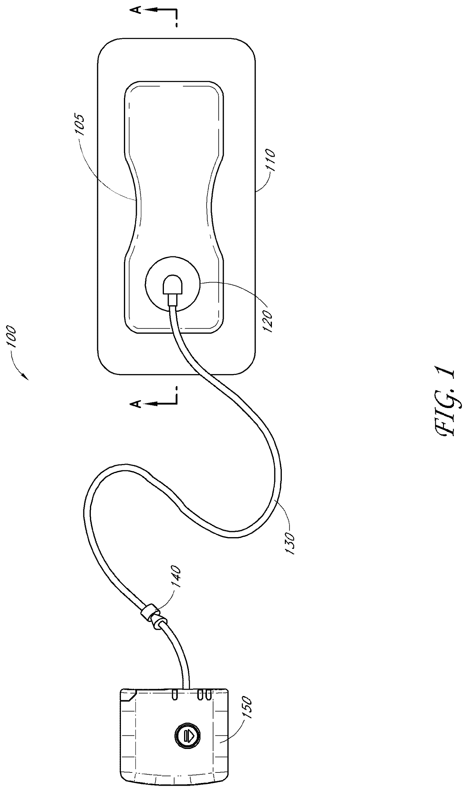 Patent US11771796 Figure 1 – Wound dressing and method of treatment