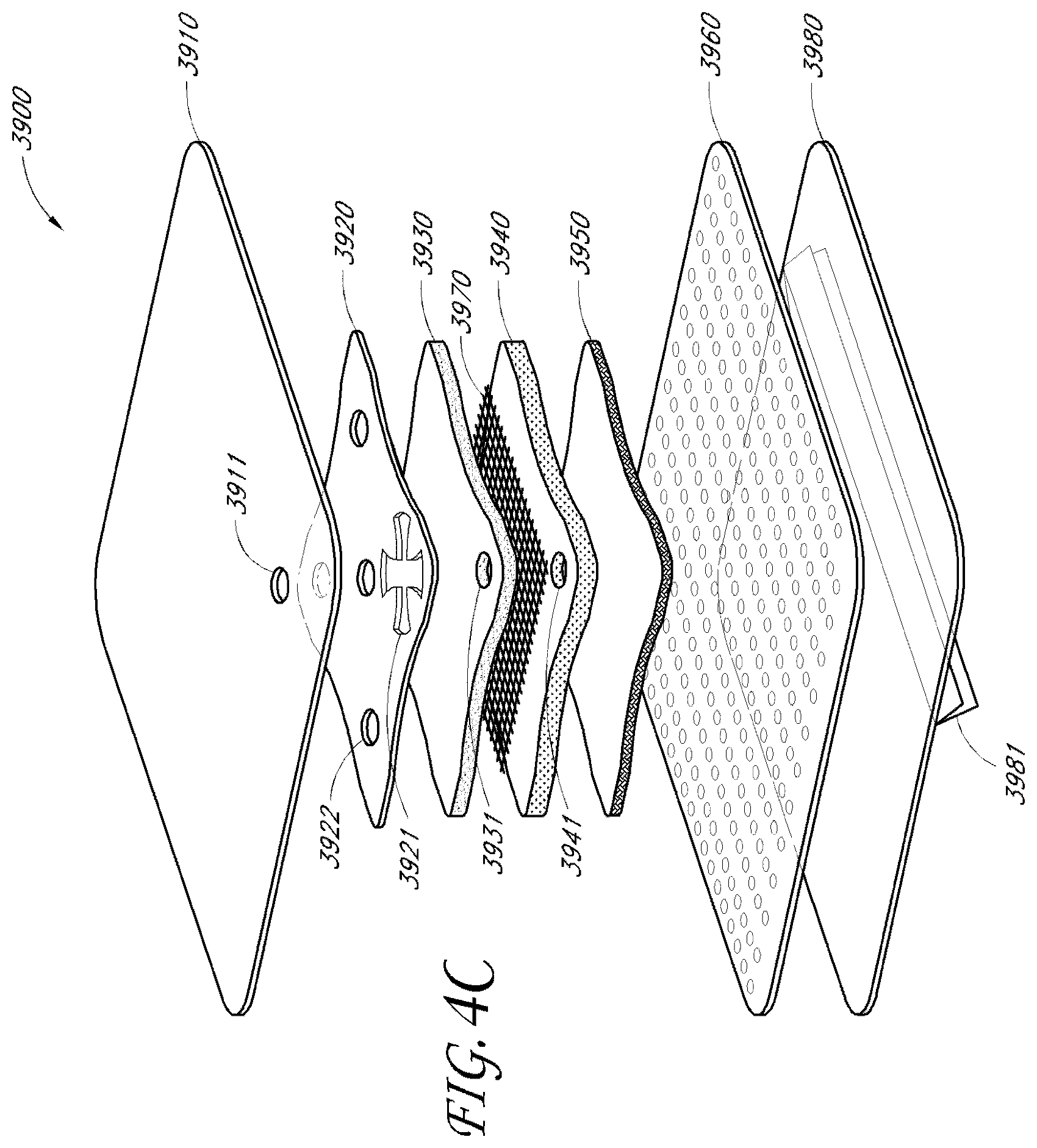 Patent US11771796 Figure 9 – Wound dressing and method of treatment