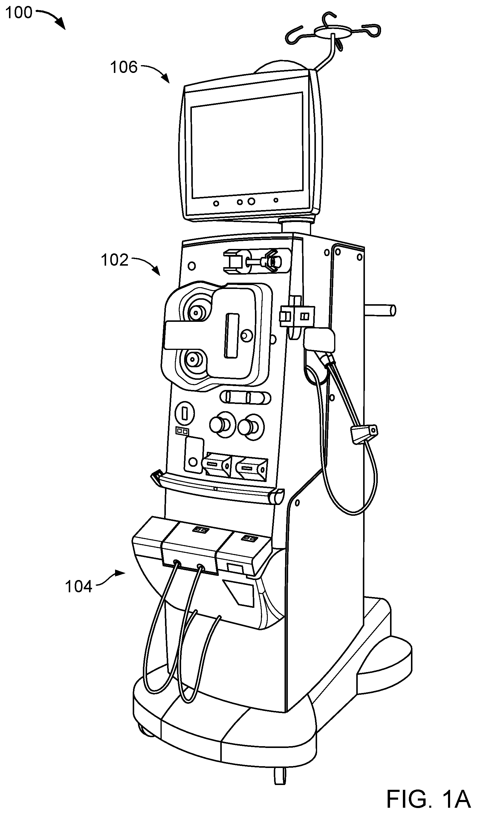 Patent US11771808 — Electrical plug for a medical device — Figure 1
