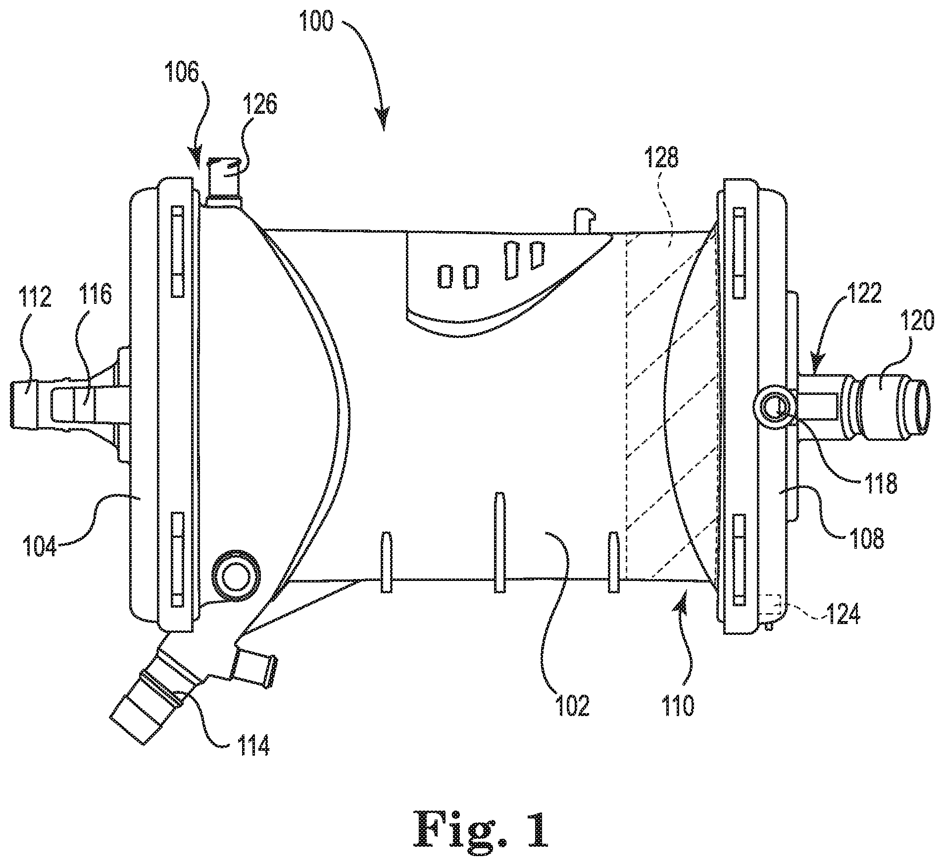 Patent US11771810 Figure 1 – Oxygenator with thermal insulation