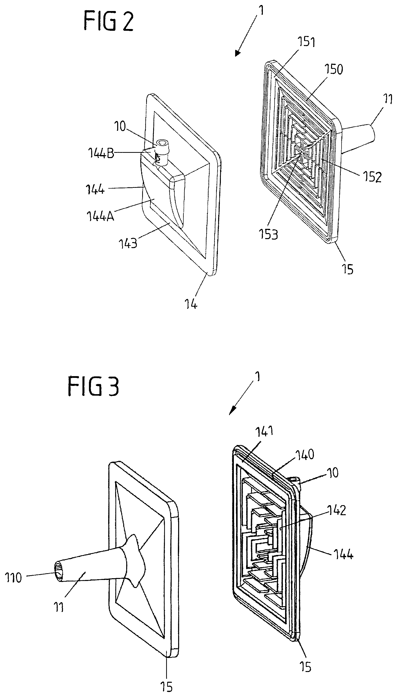 Patent US11771813 Figure 2 – Hydrophobic filter for filtering an airflow or another gaseous flow in a medical application