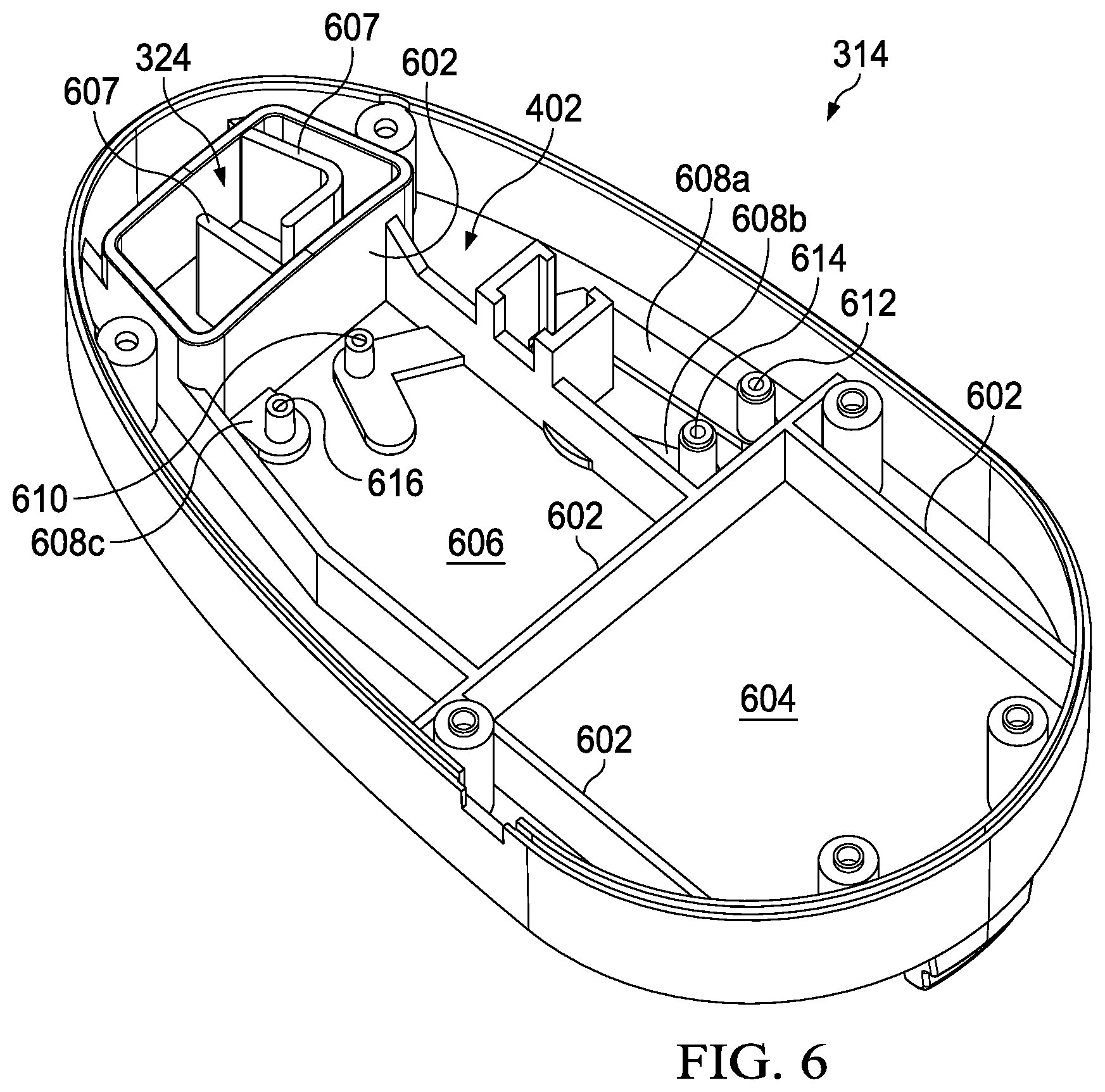 Patent US11771815 Figure 5 – Therapy apparatus with integrated fluid conductors and noise attenuation