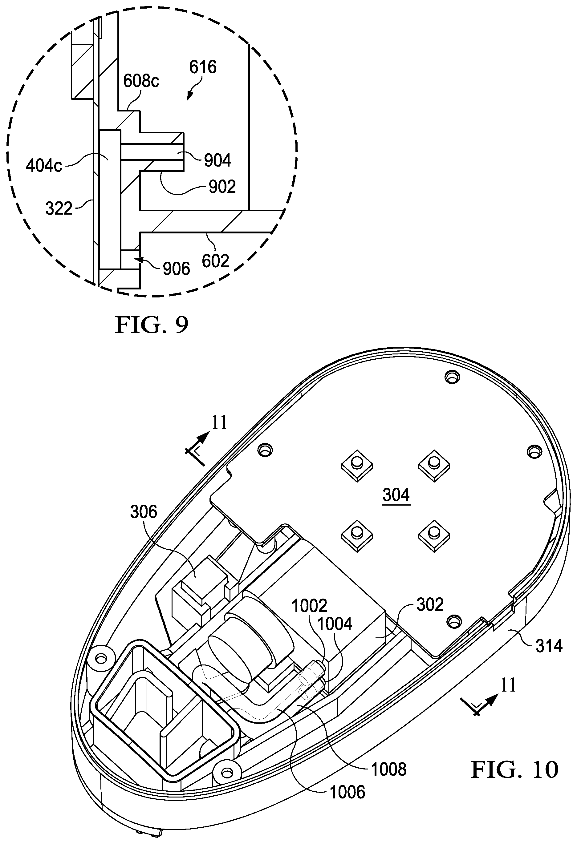 Patent US11771815 Figure 7 – Therapy apparatus with integrated fluid conductors and noise attenuation