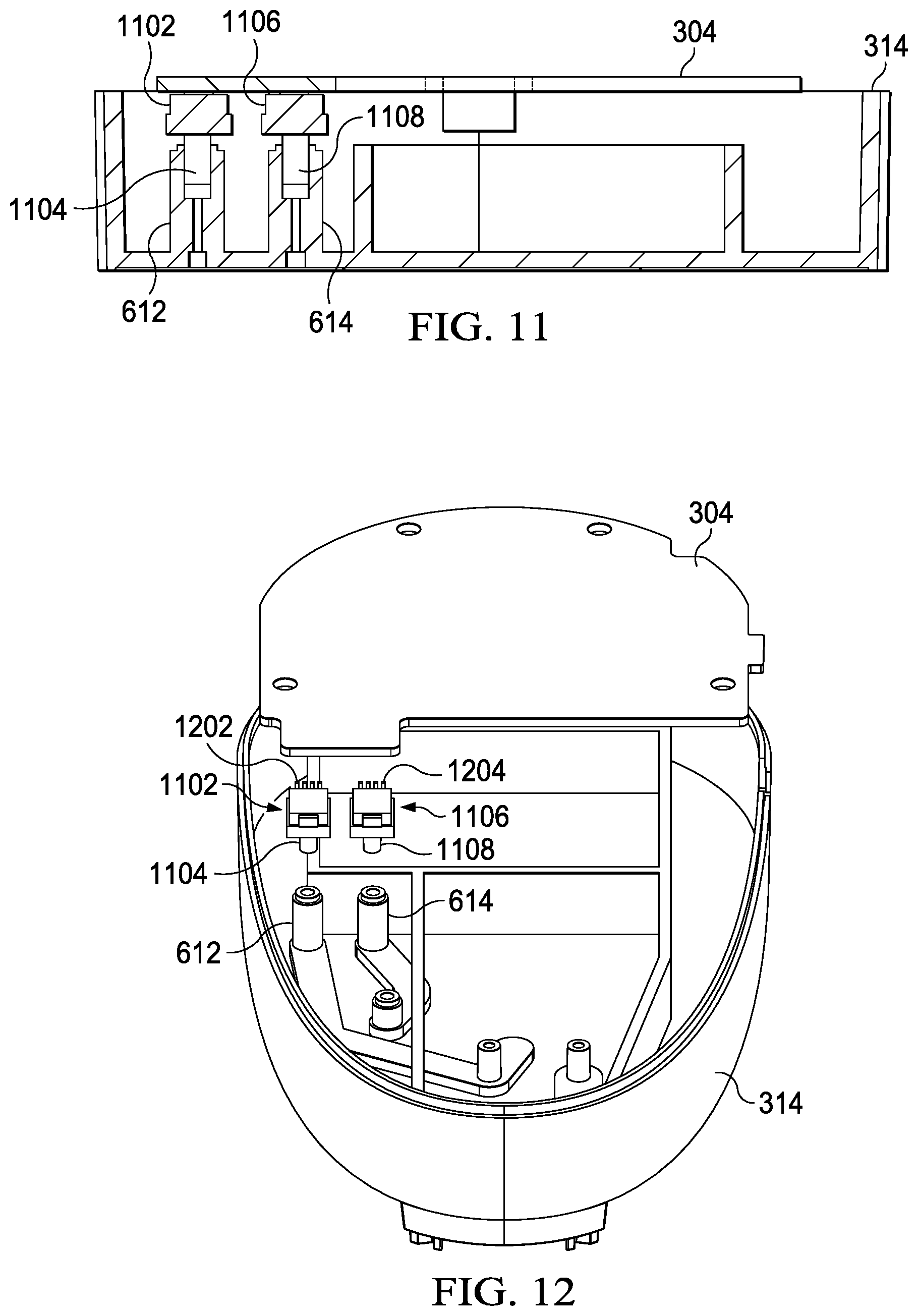 Patent US11771815 Figure 8 – Therapy apparatus with integrated fluid conductors and noise attenuation