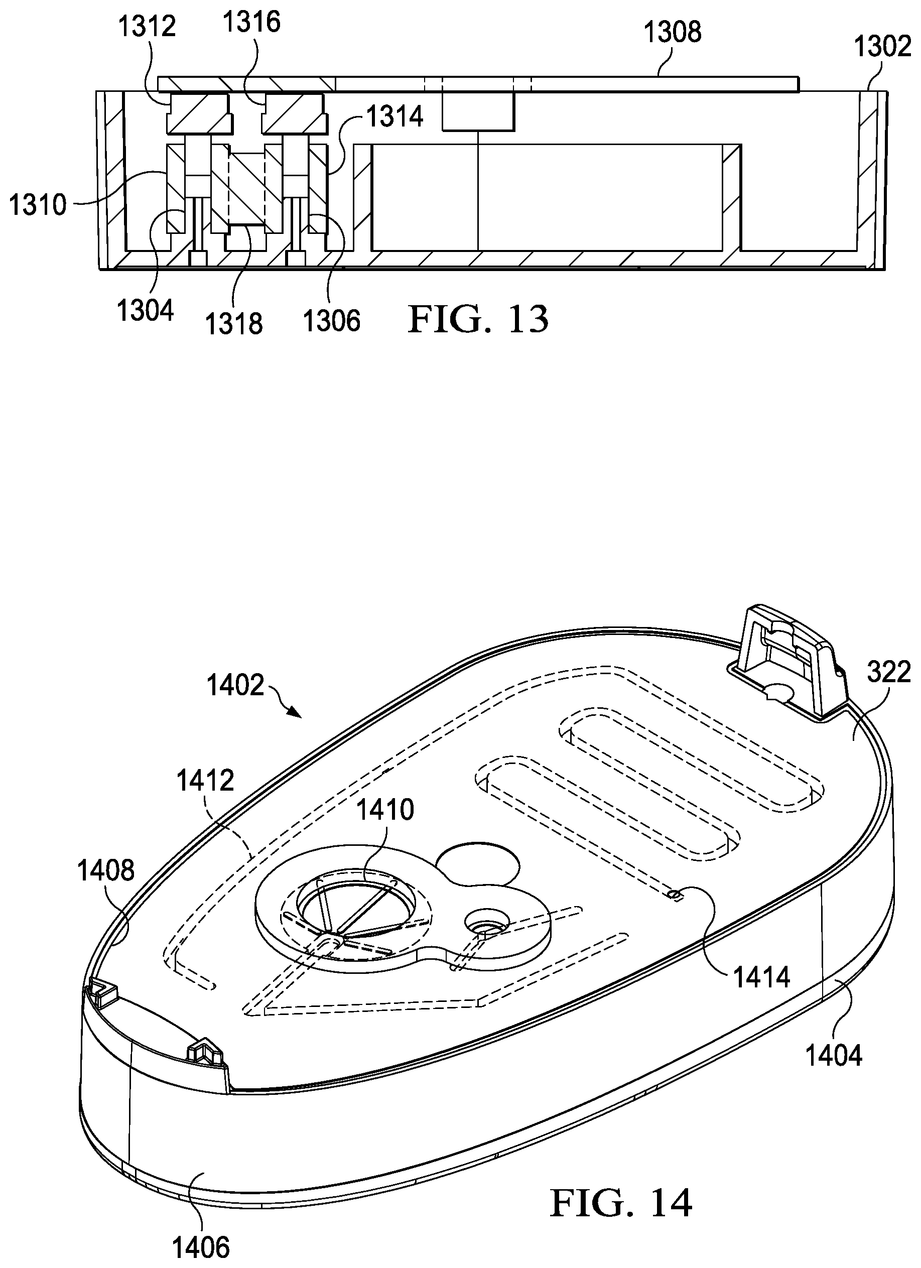Patent US11771815 Figure 9 – Therapy apparatus with integrated fluid conductors and noise attenuation