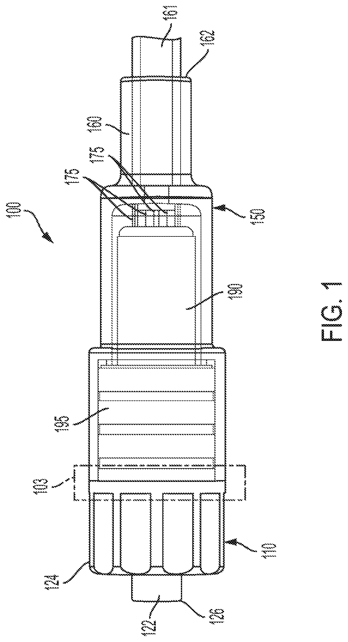 Patent US11771819 Figure 1 – Low profile filter devices suitable for use in negative pressure wound therapy systems