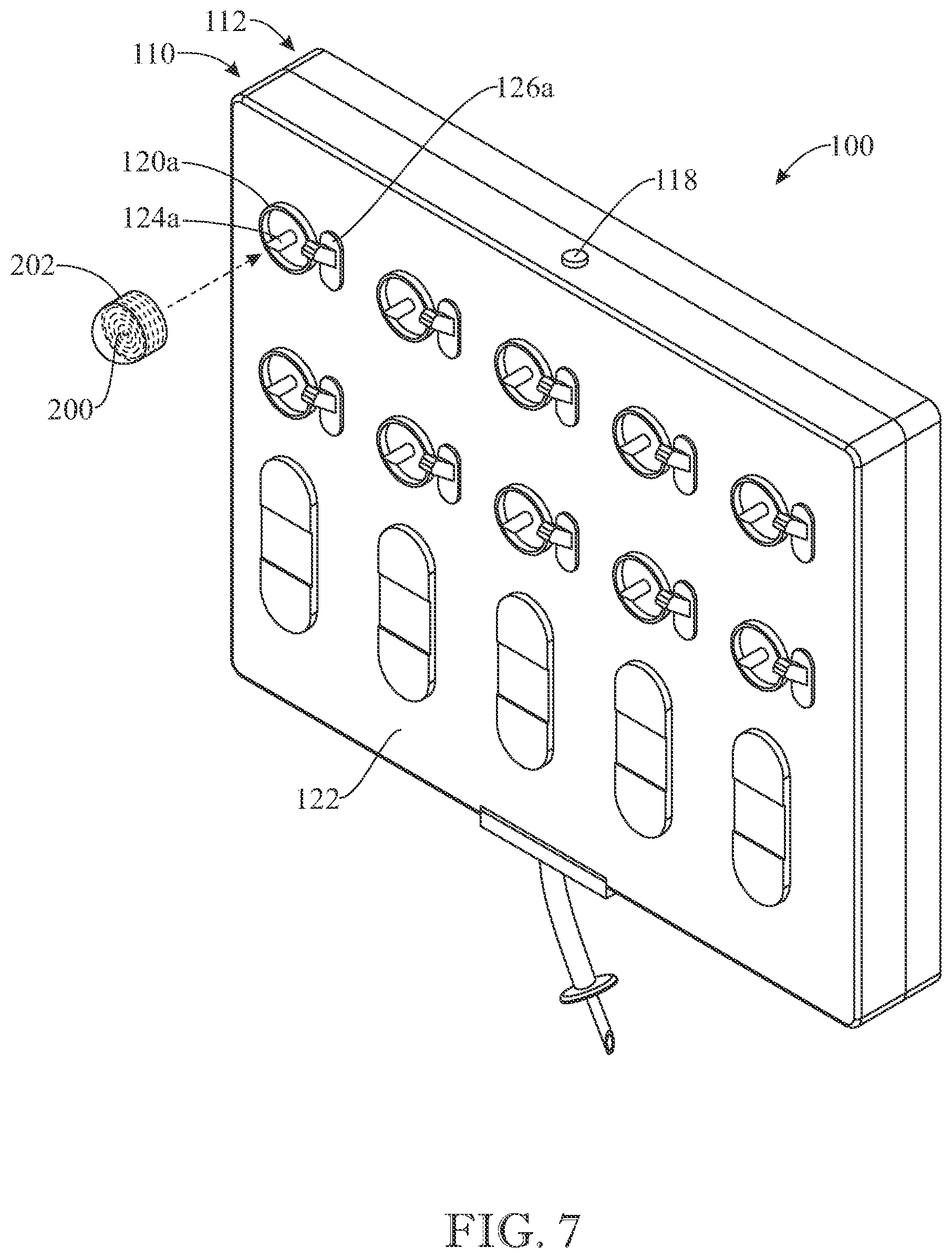 Patent US11771822 Figure 7 – Wearable drug delivery system