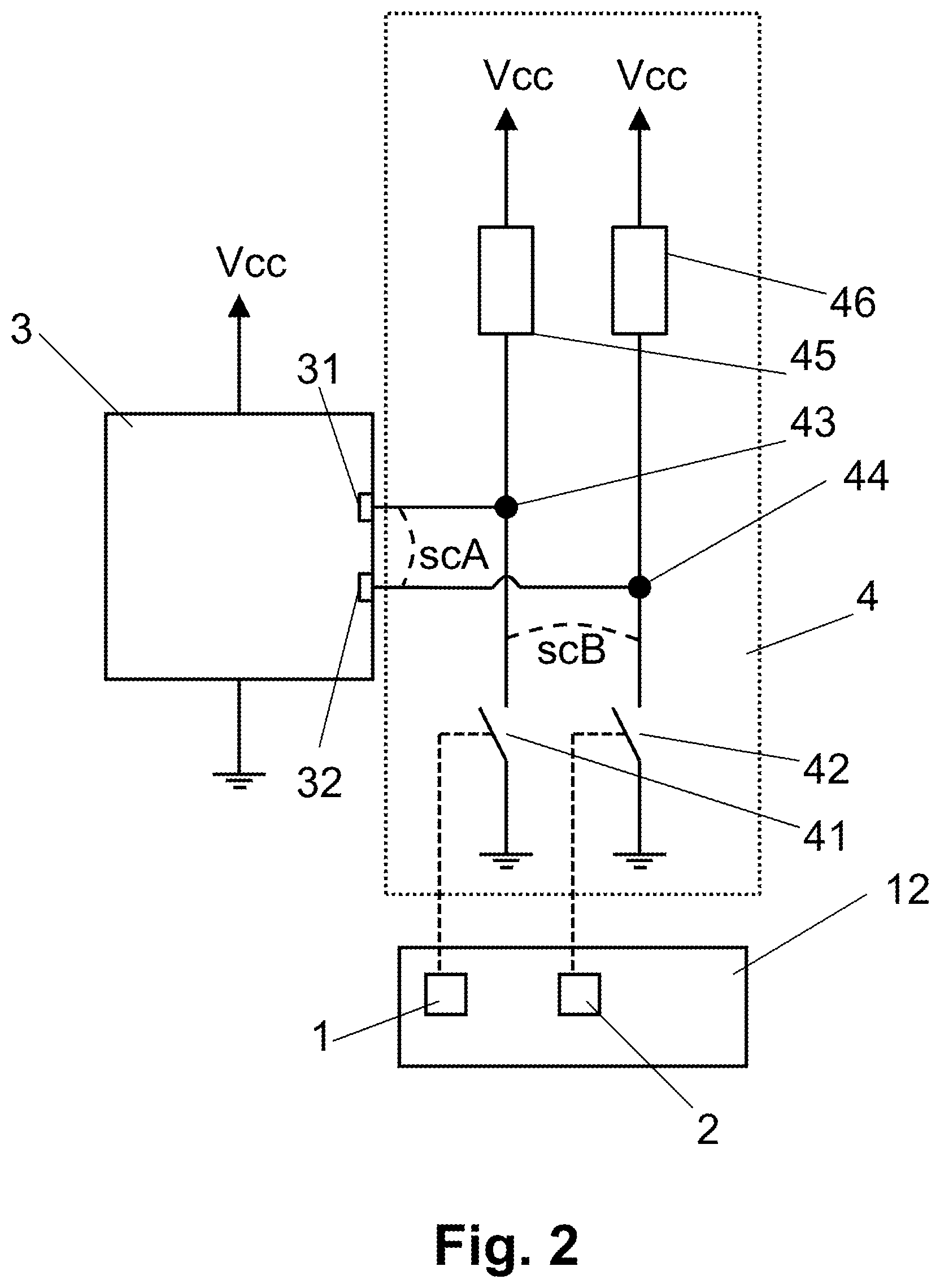 Patent US11771827 Figure 2 – Medical device and method of operating a medical device and detection of a short circuit