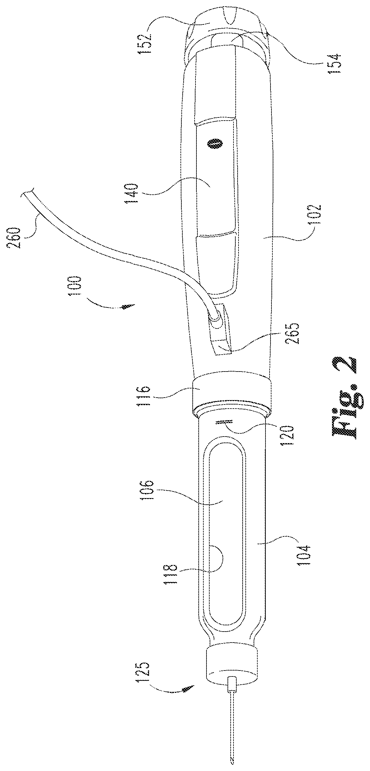Patent US11771828 Figure 2 – Medication delivery device with mechanical locking system